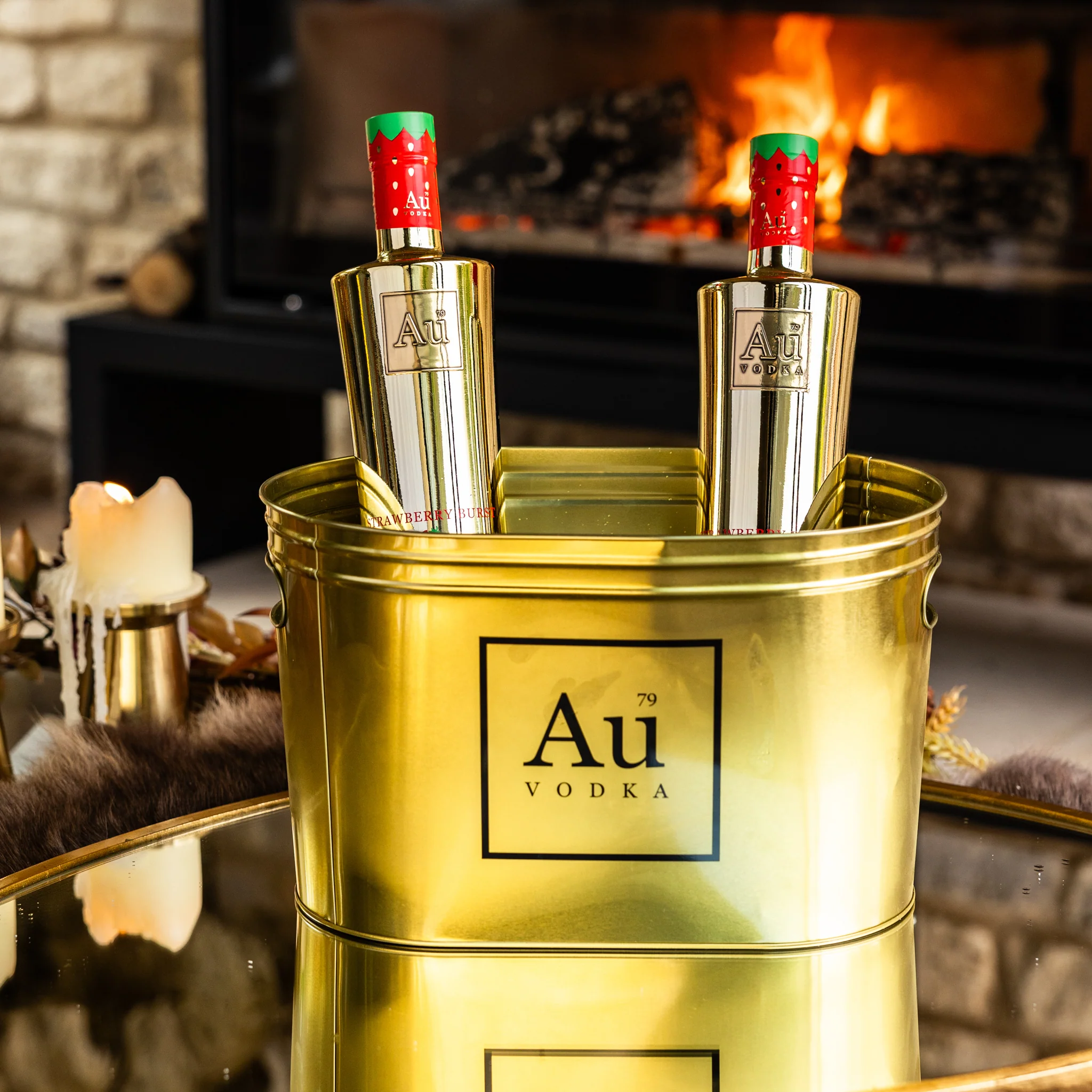 Au Gold Ice Bucket - Image 4