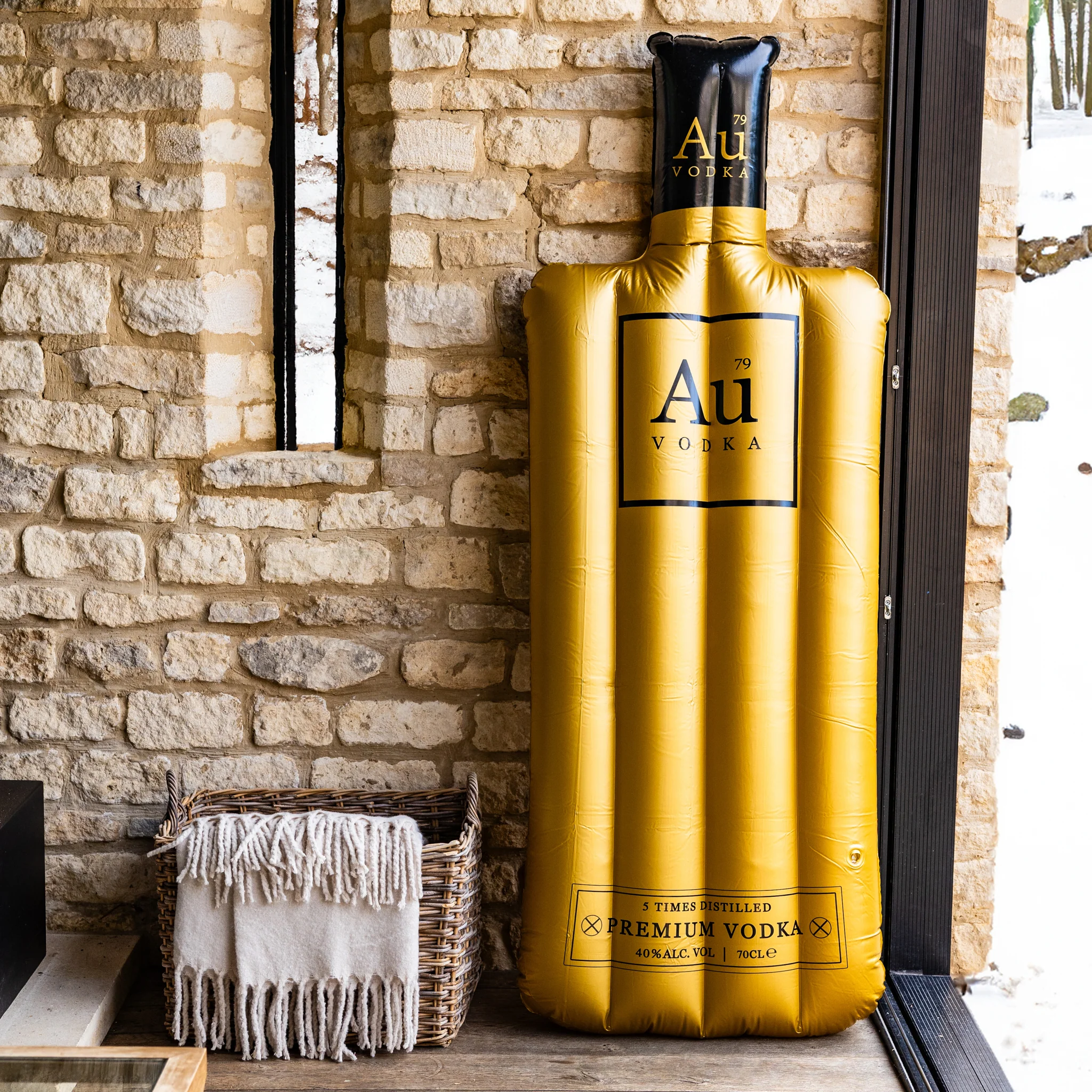 Au Gold Inflatable Lilo - Image 4