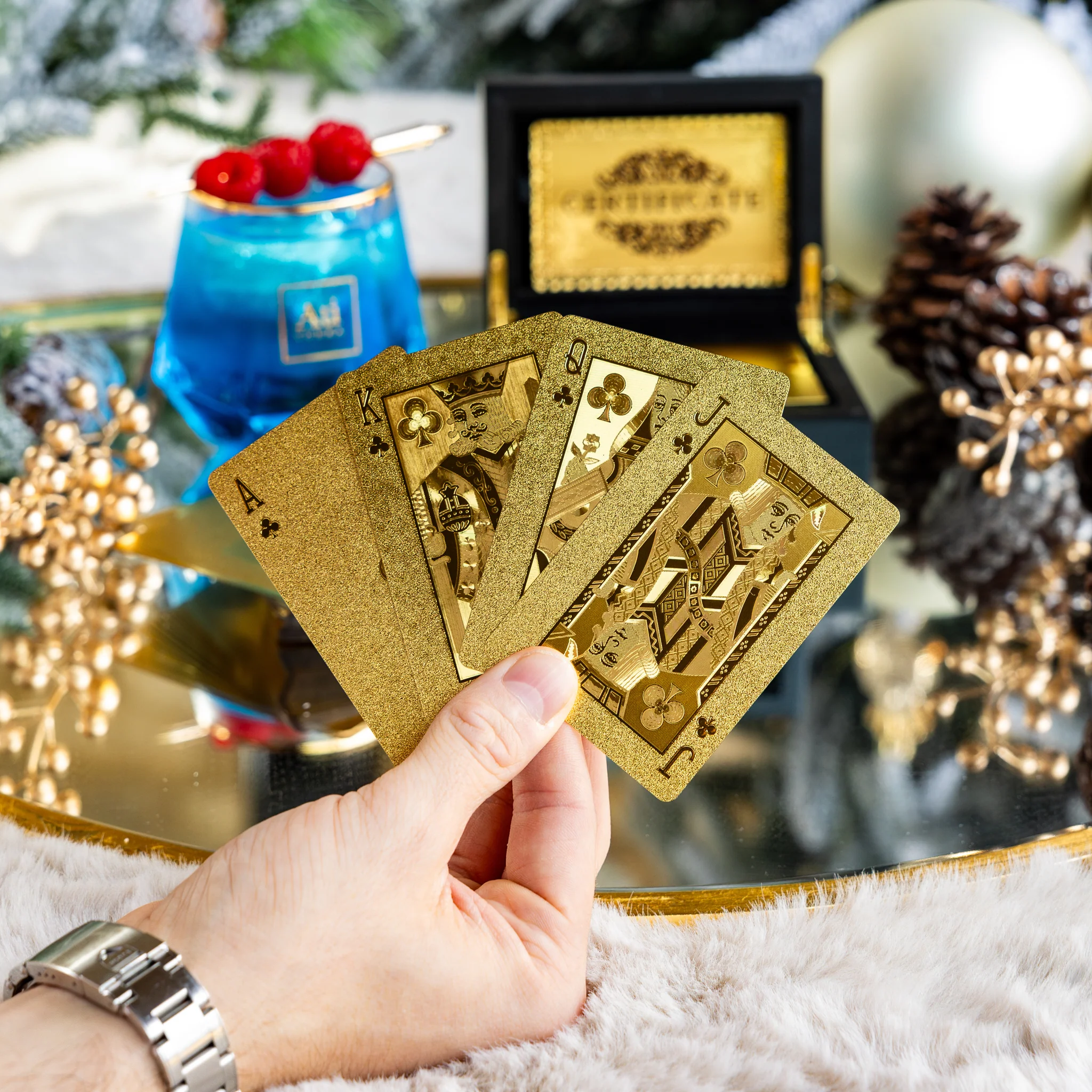 Au Gold Playing Cards - Image 5