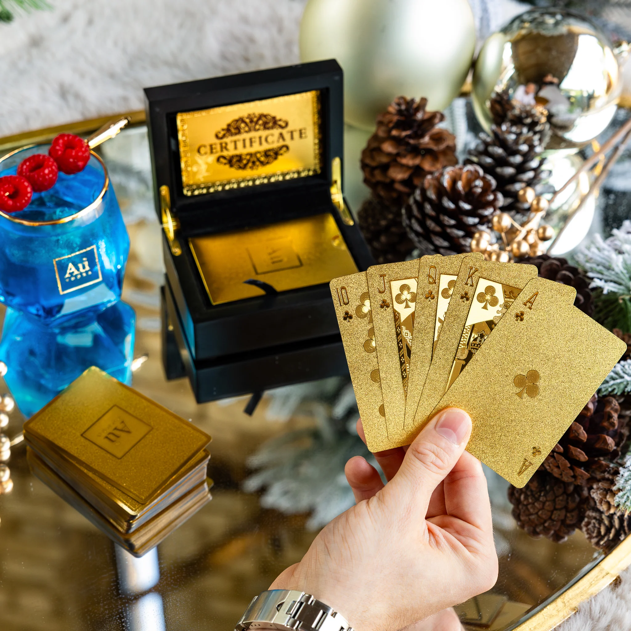 Au Gold Playing Cards - Image 7