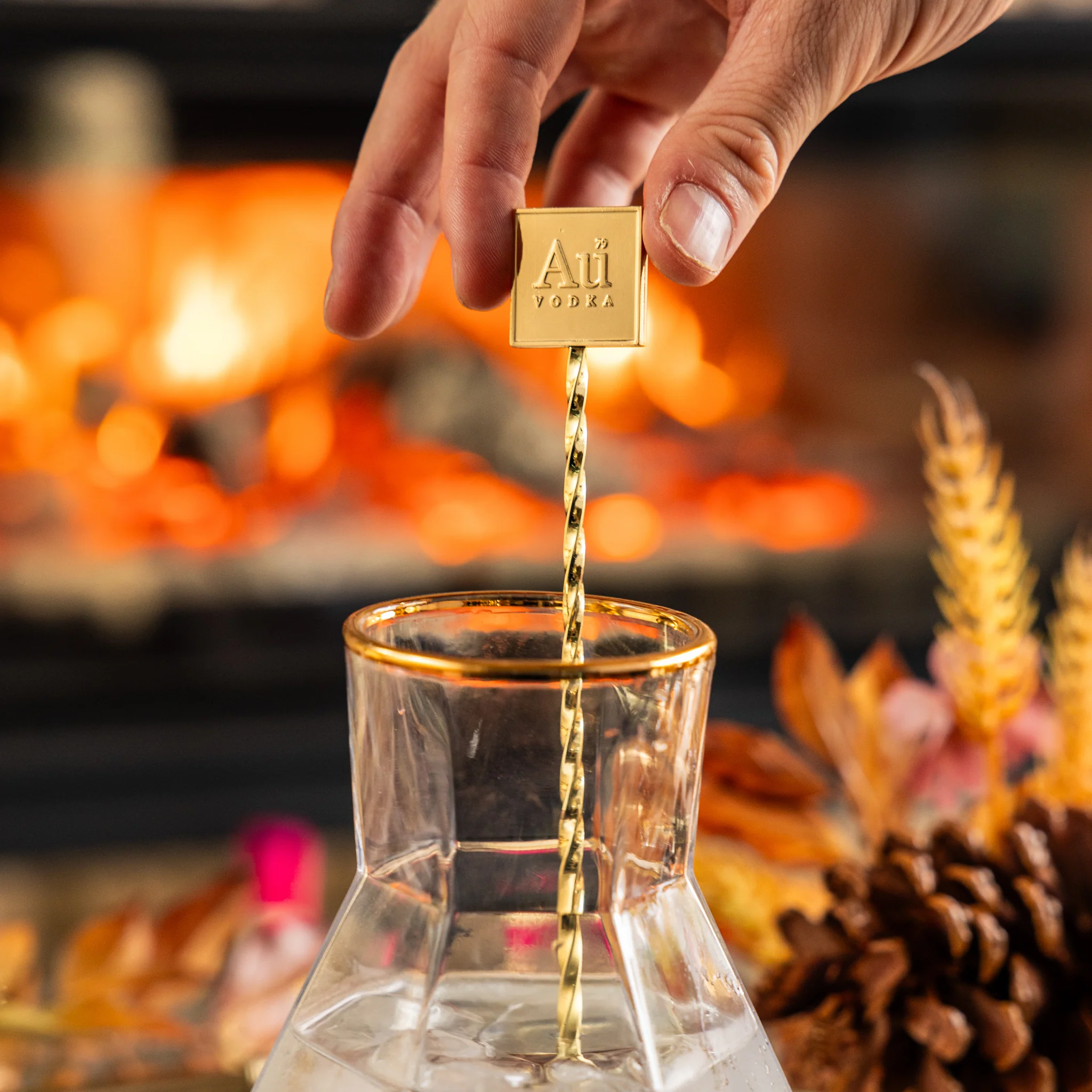 Au Gold Stirring Spoon - Image 6