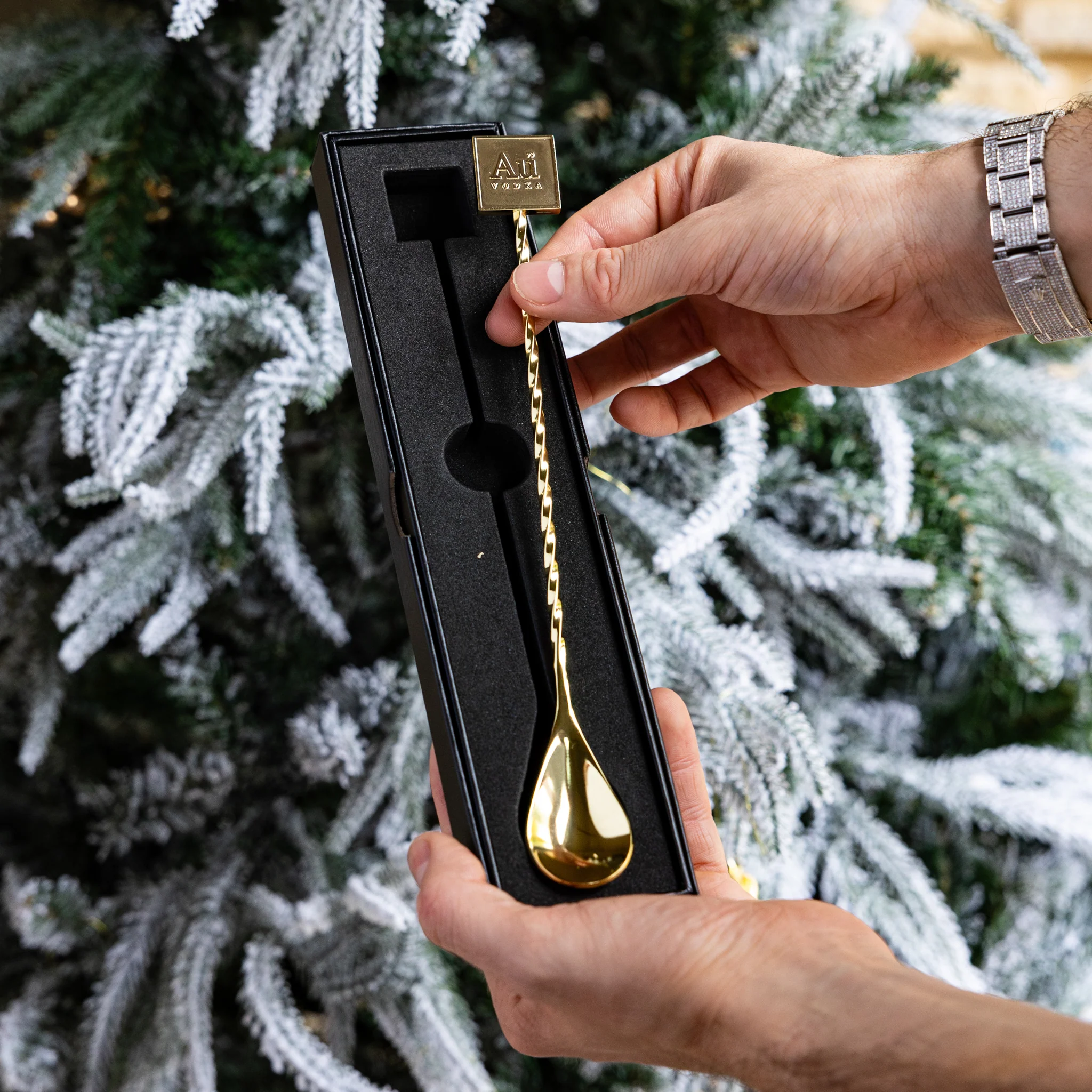 Au Gold Stirring Spoon - Image 8