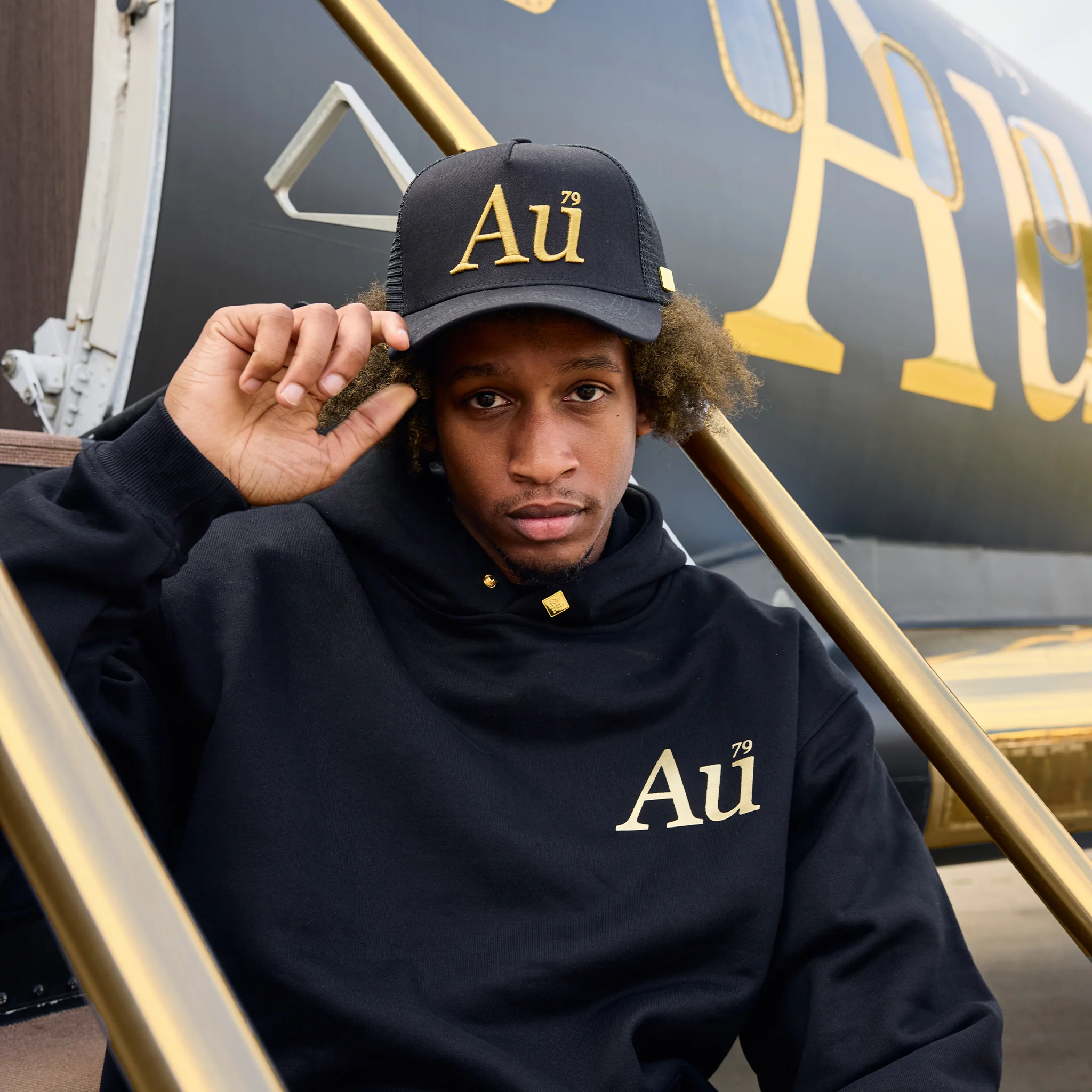Au Signature Cap - Black/Gold - Image 6