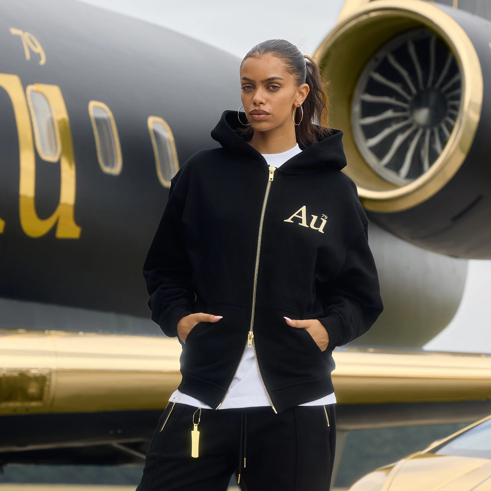Au Signature Zip Hoodie - Image 10