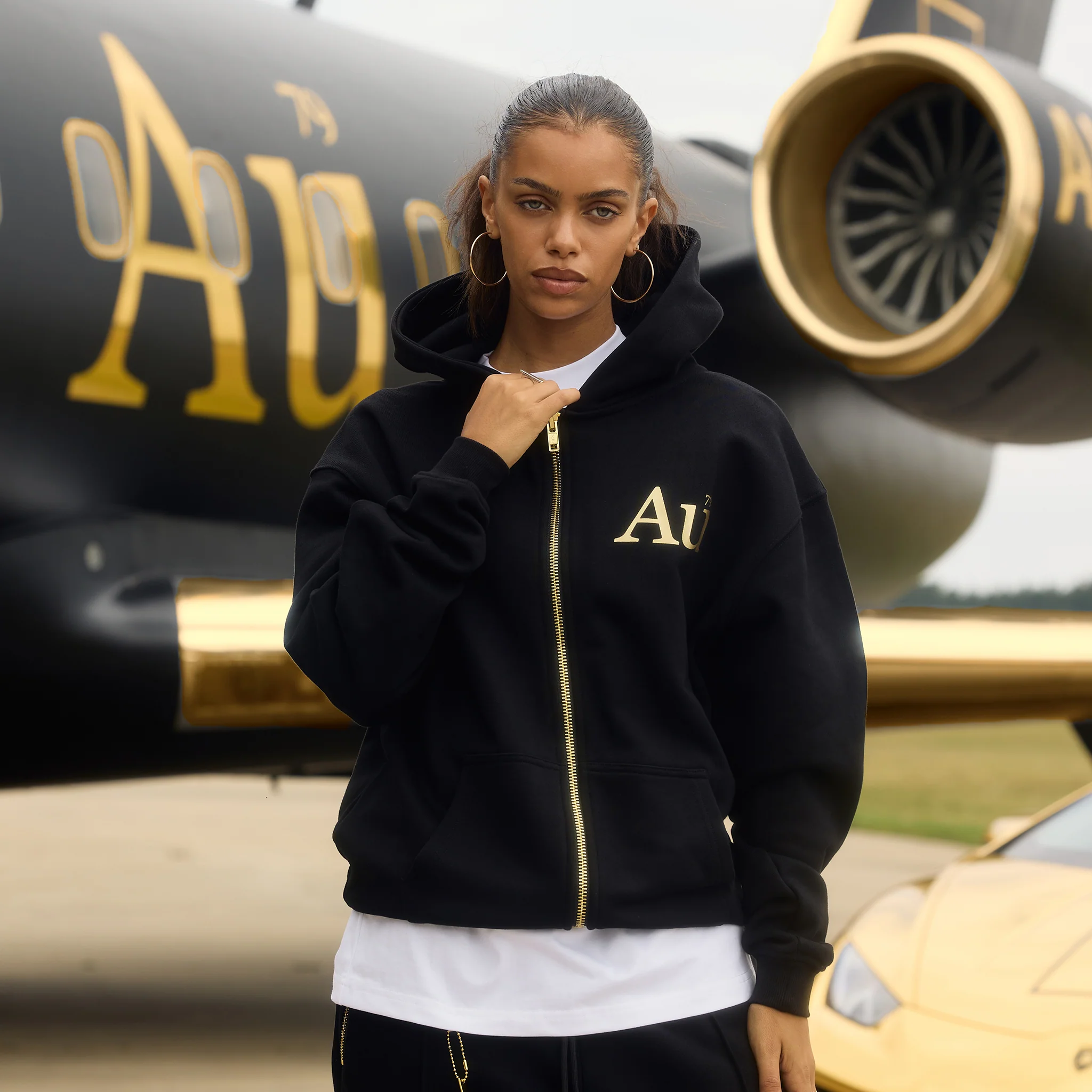 Au Signature Zip Hoodie - Image 5