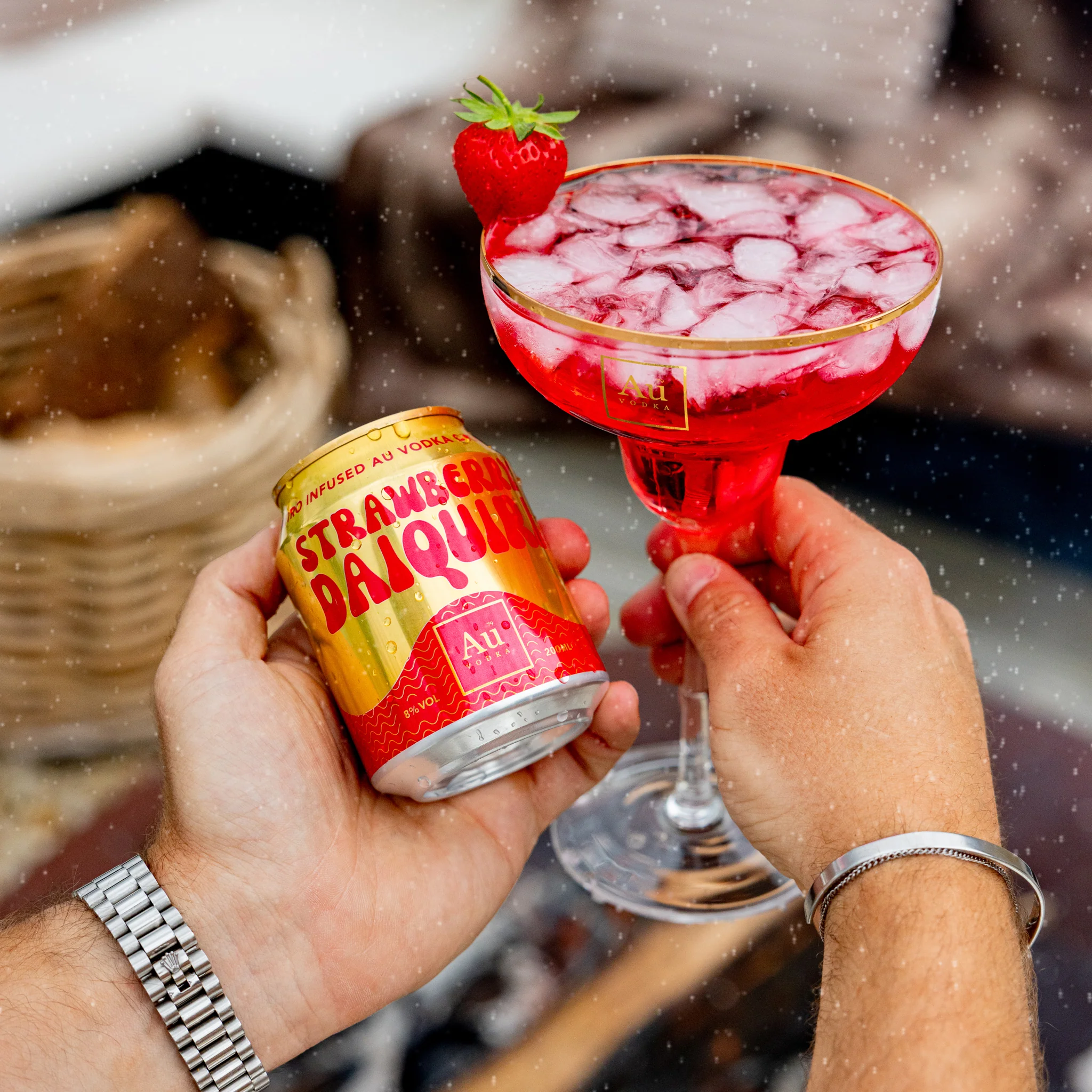 Au Vodka Strawberry Daiquiri Cocktail Cans - 12 Pack - Image 10