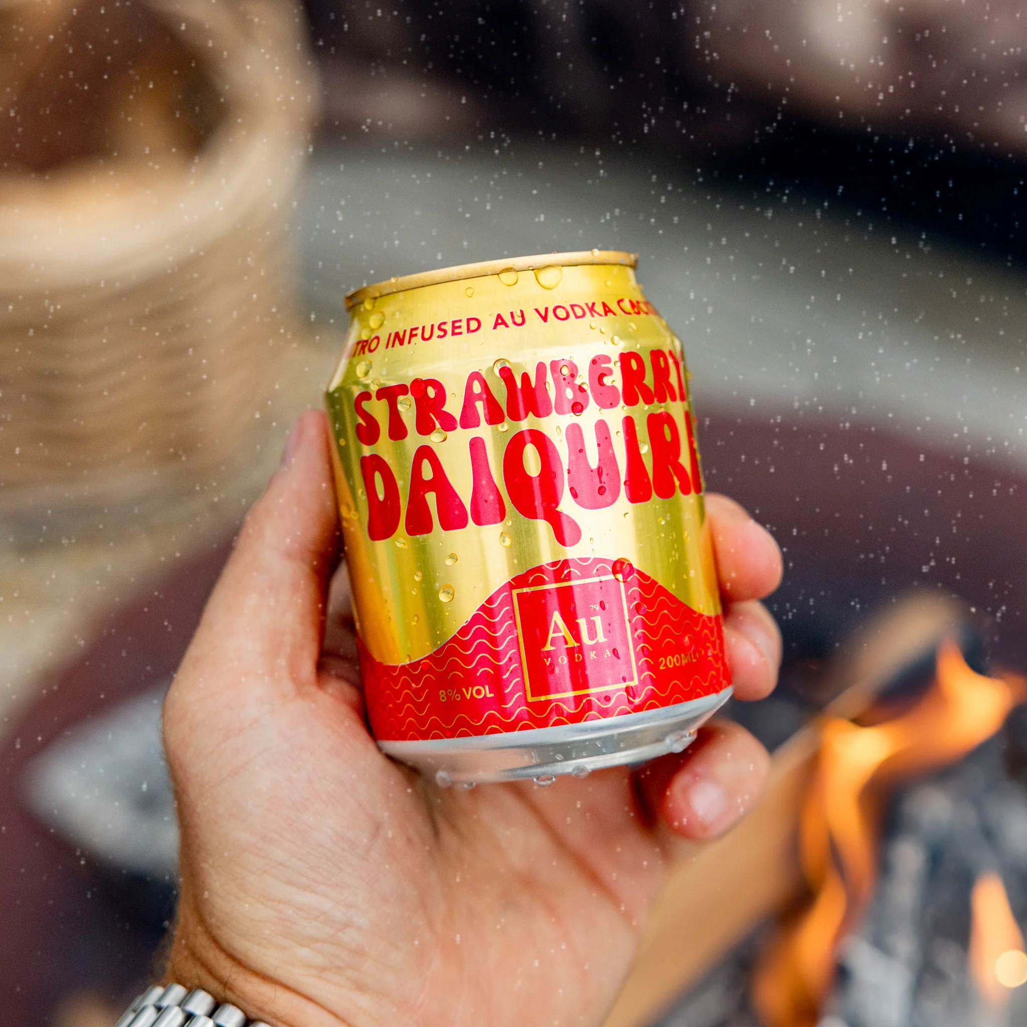 Au Vodka Strawberry Daiquiri Cocktail Cans - 12 Pack - Image 11
