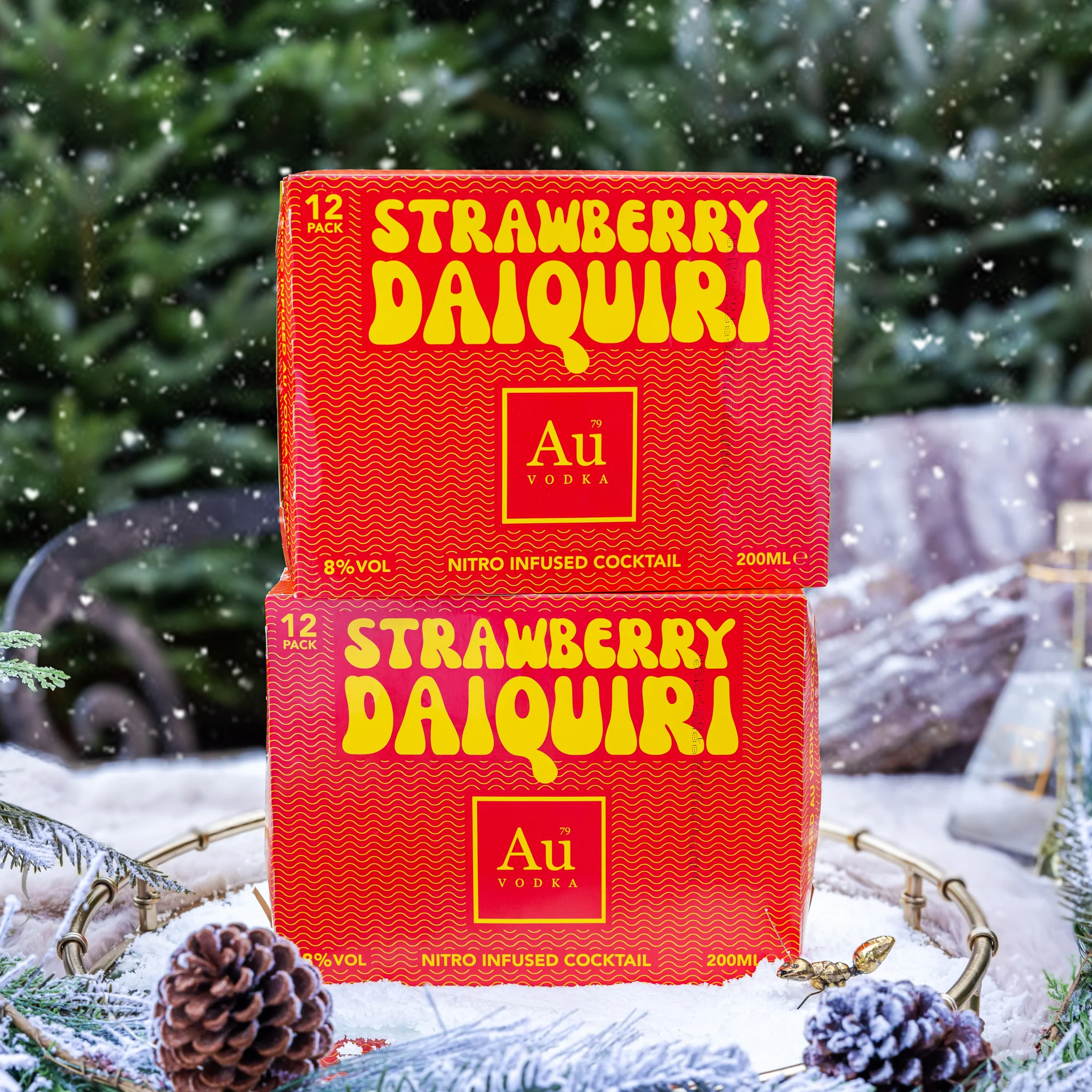 Au Vodka Strawberry Daiquiri Cocktail Cans - 12 Pack - Image 14