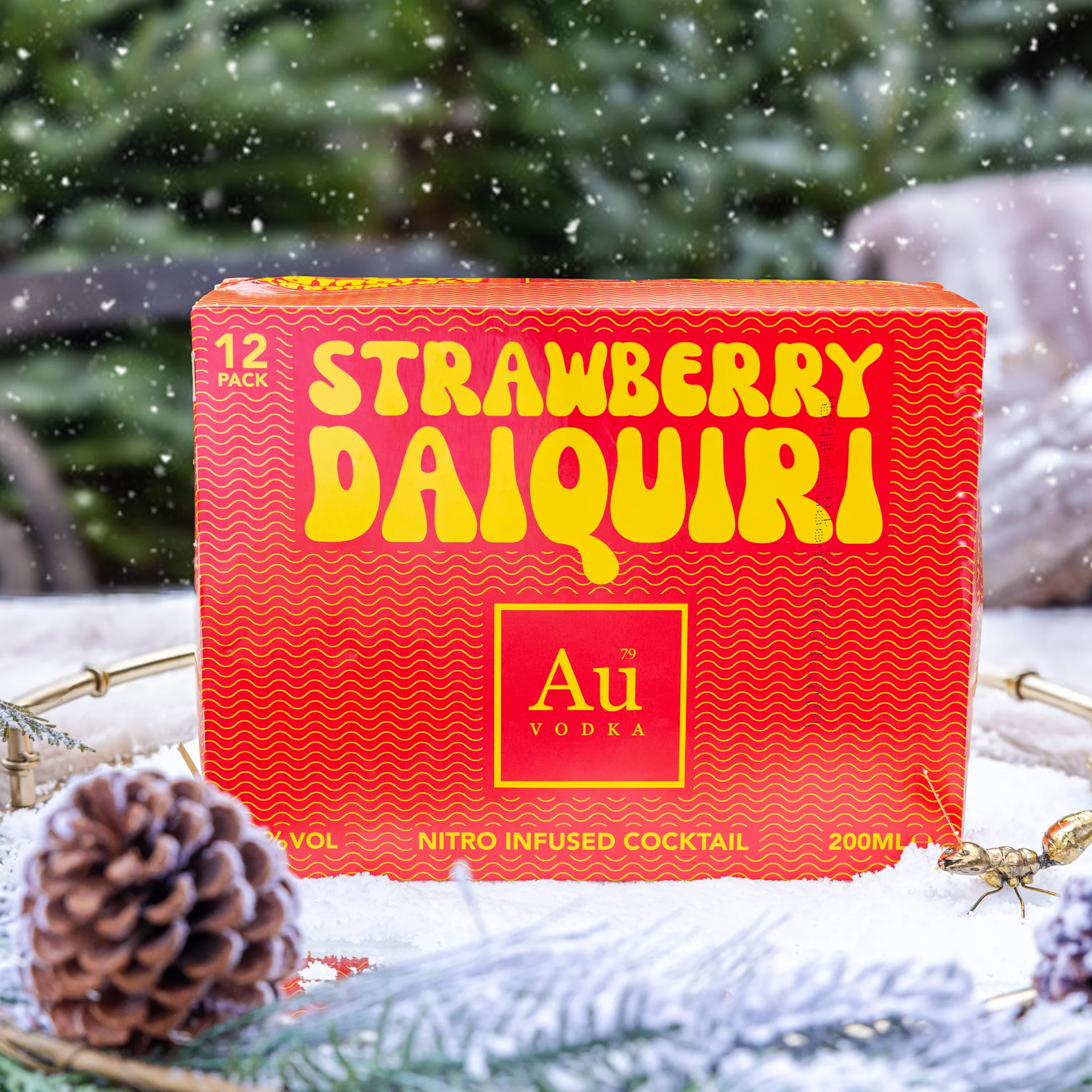Au Vodka Strawberry Daiquiri Cocktail Cans - 12 Pack - Image 9
