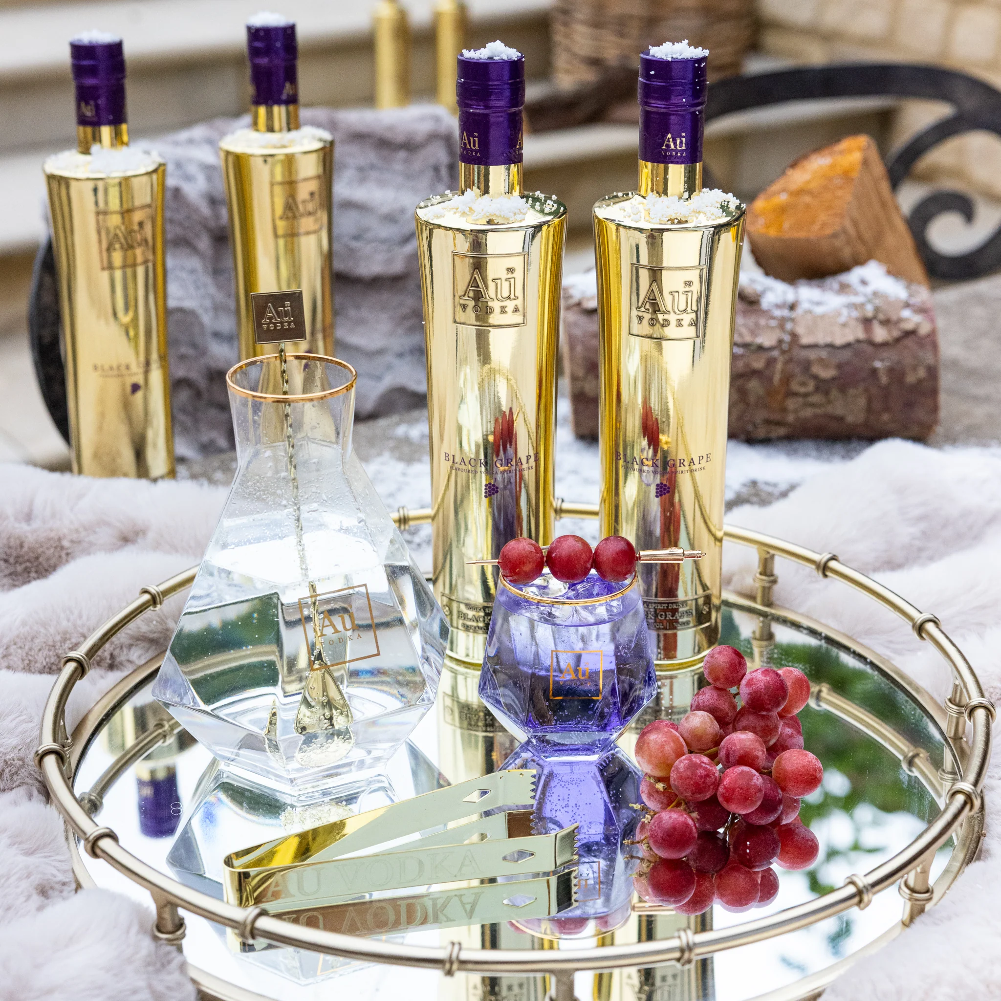 Au Vodka Black Grape 70cl - Image 3