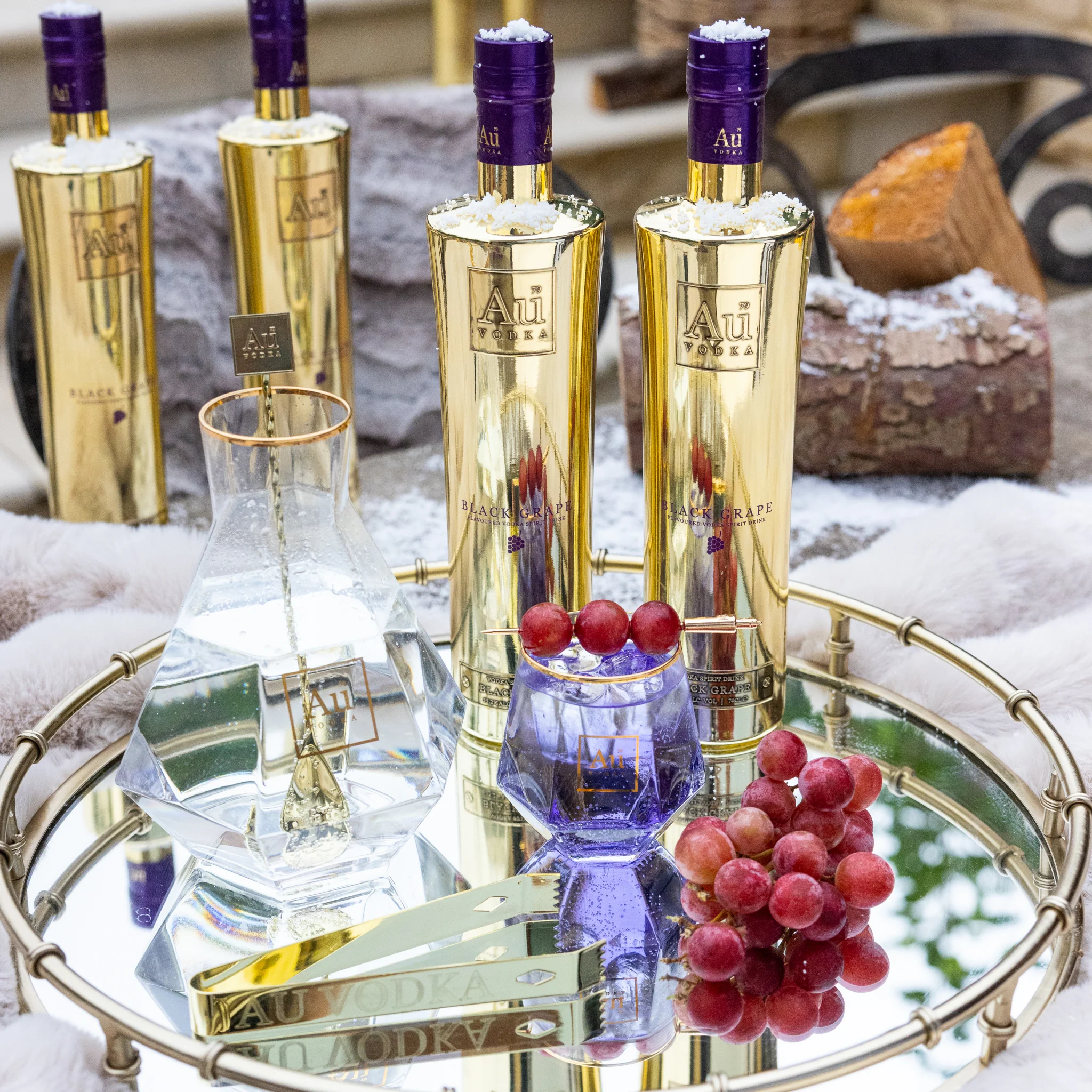 Au Vodka Black Grape 70cl - Image 4