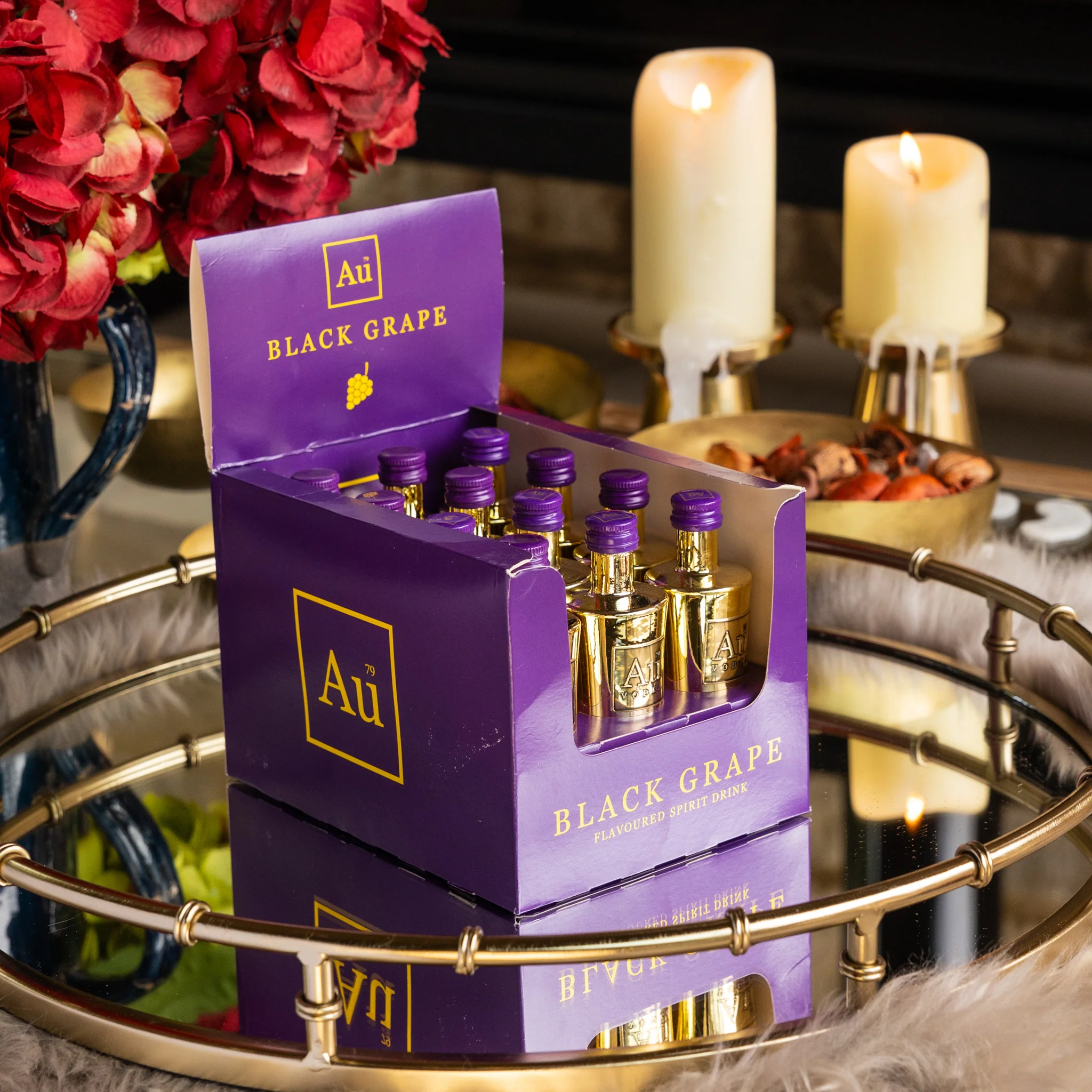 Au Vodka Black Grape Miniature - Image 8