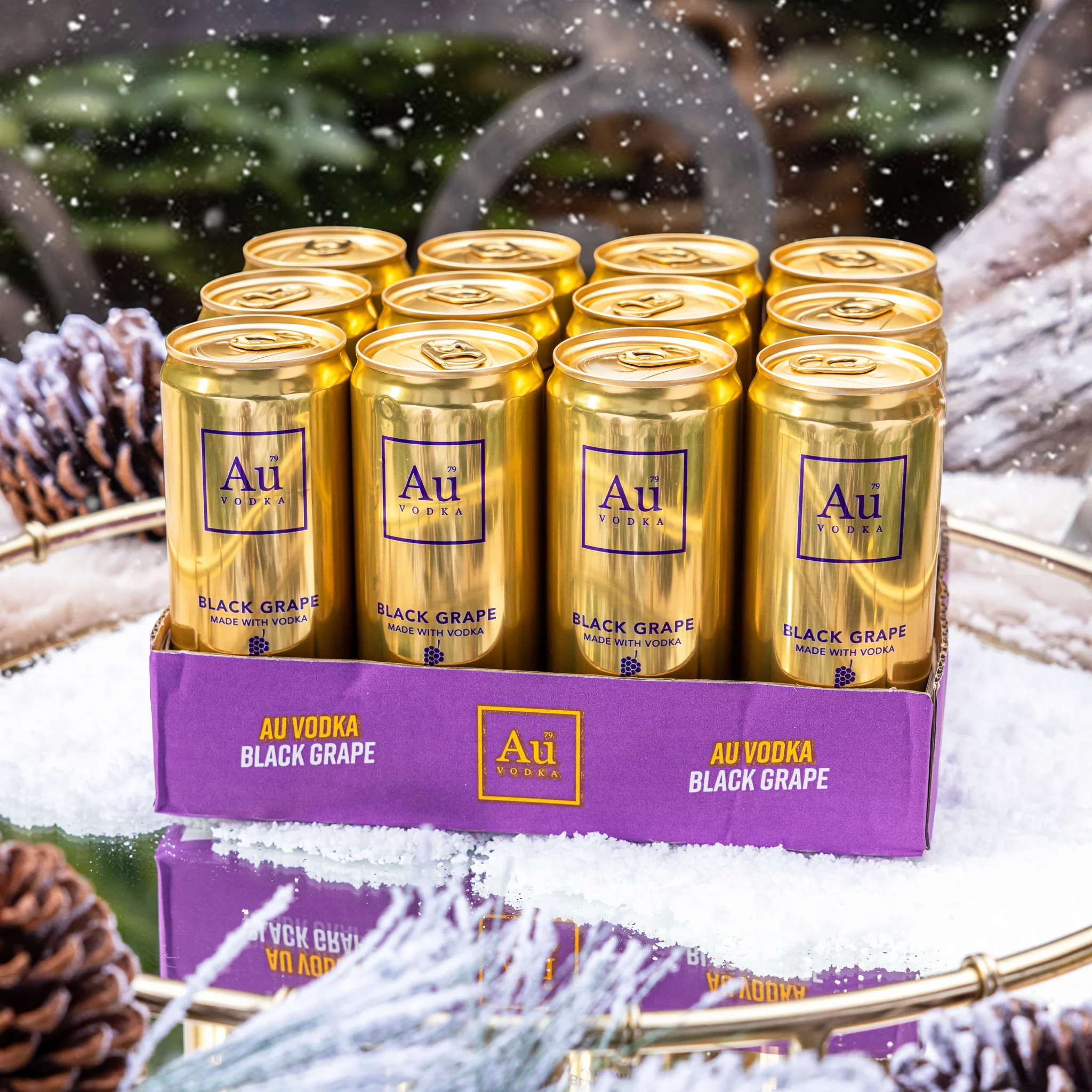 Au Vodka Black Grape Pre-Mixed Cans - 12 Pack - Image 10