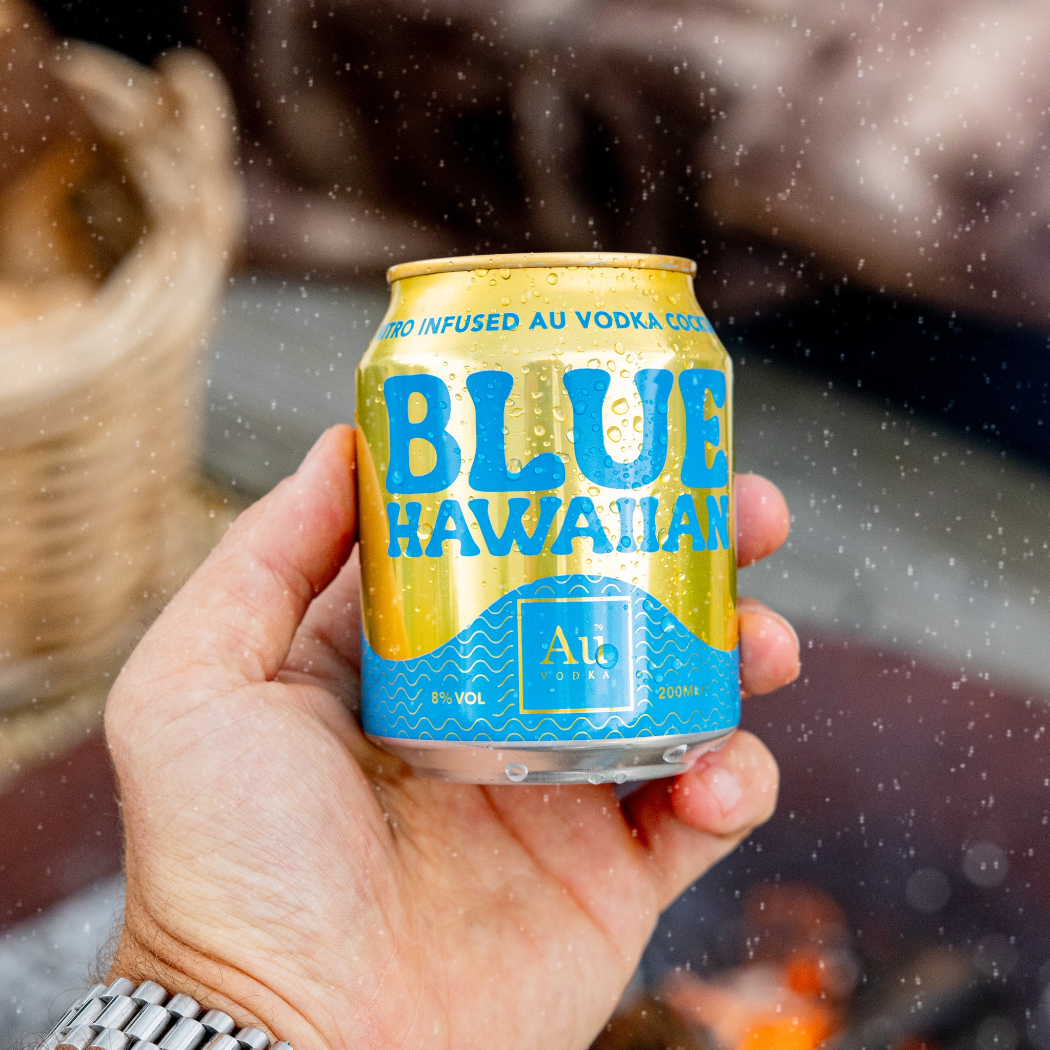 Au Vodka Blue Hawaiian Cocktail Cans - 12 Pack - Image 11