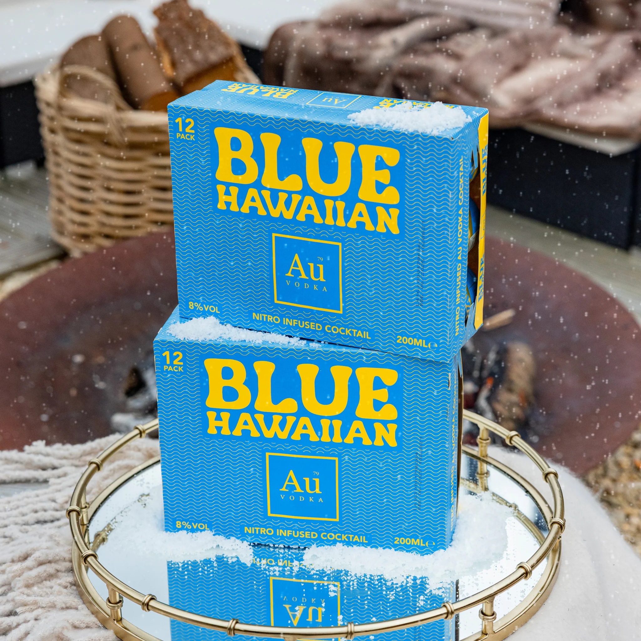 Au Vodka Blue Hawaiian Cocktail Cans - 12 Pack - Image 13