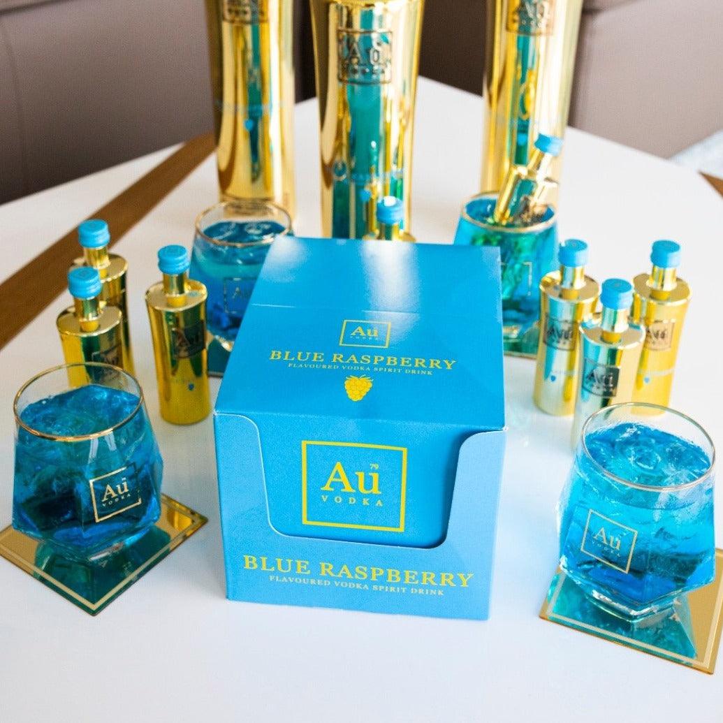Au Vodka Blue Raspberry Miniature - Image 6