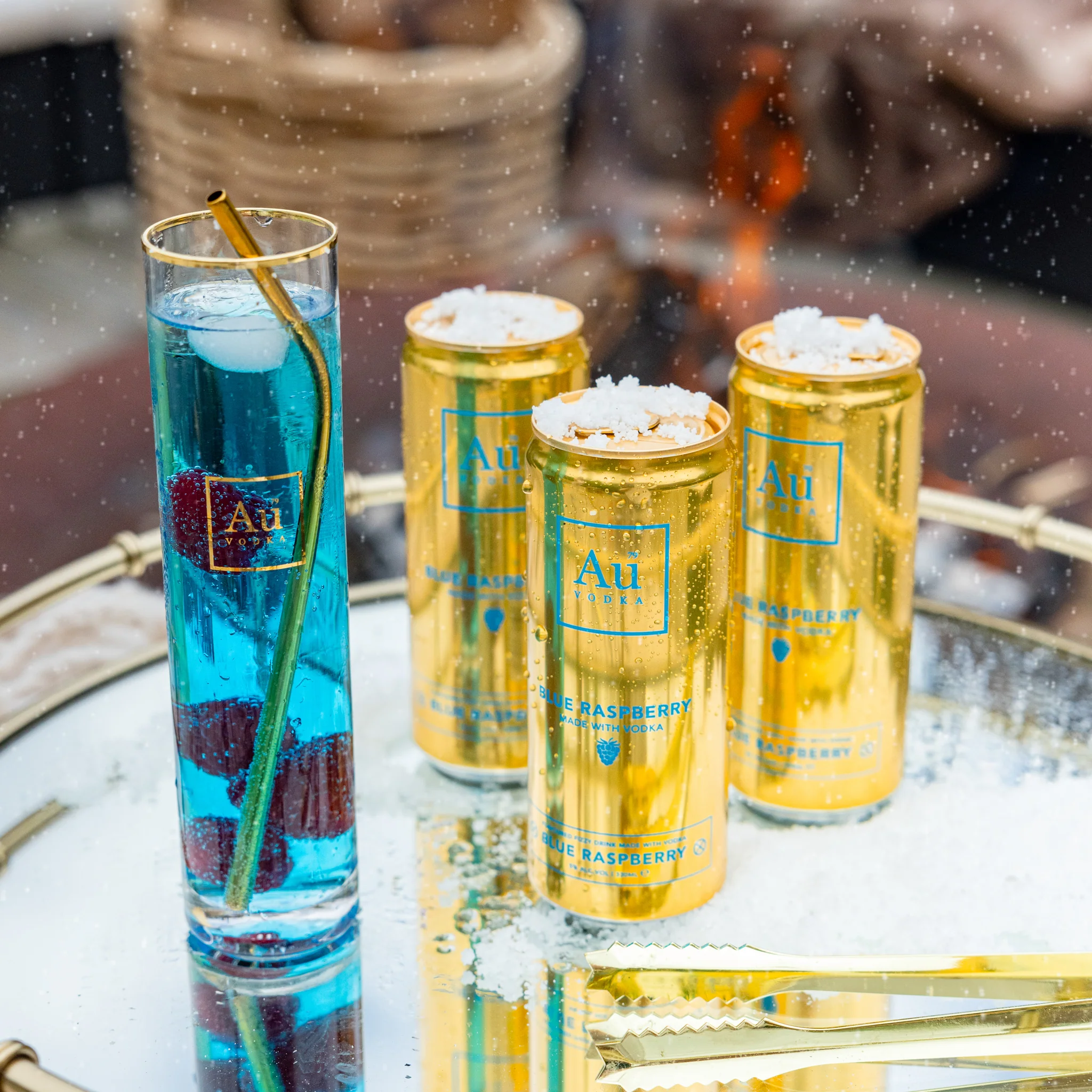 Au Vodka VIP Blue Raspberry Pre-Mixed Cans - 12 Pack - Image 6