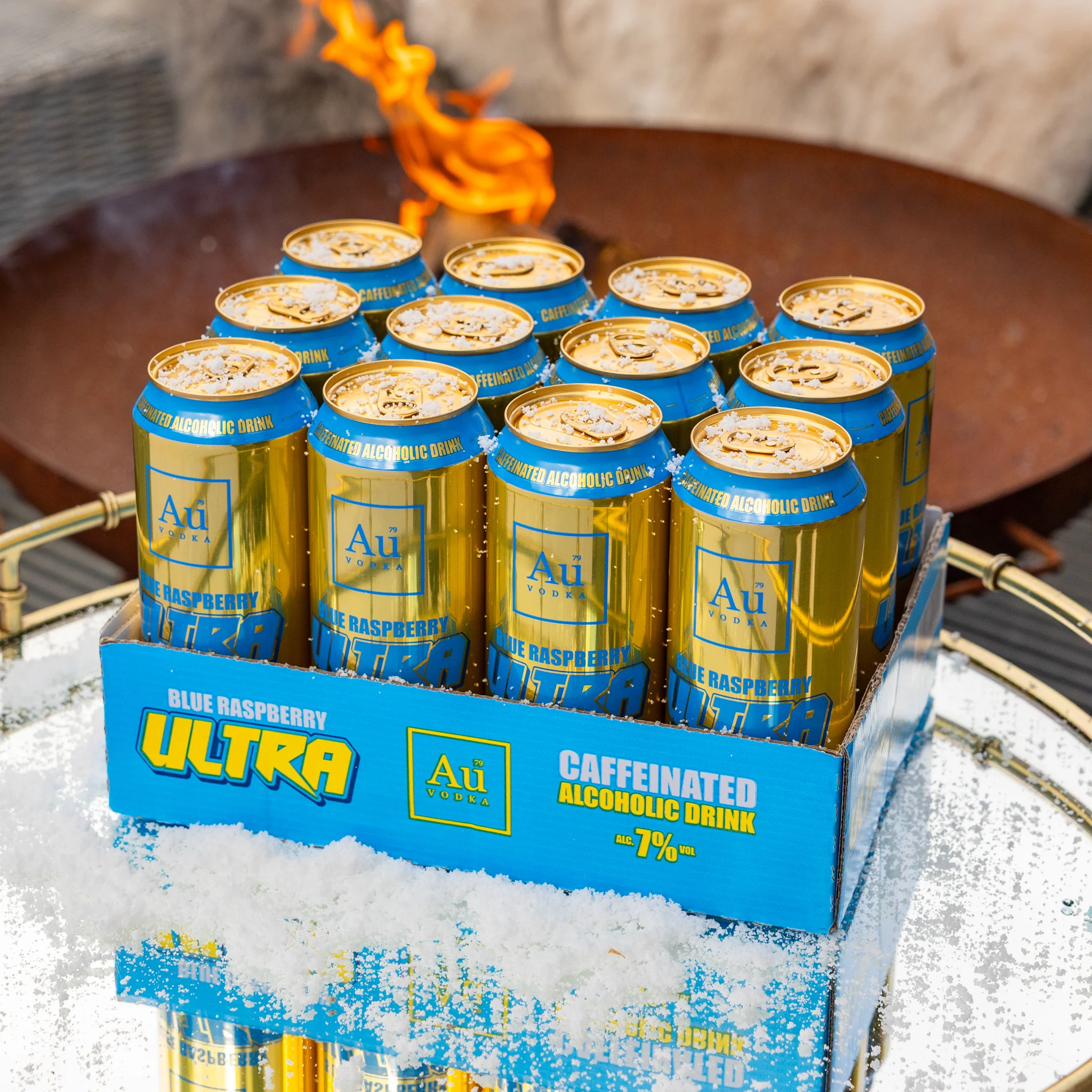 Au Vodka Blue Raspberry Ultra Cans - 12 Pack - Image 7