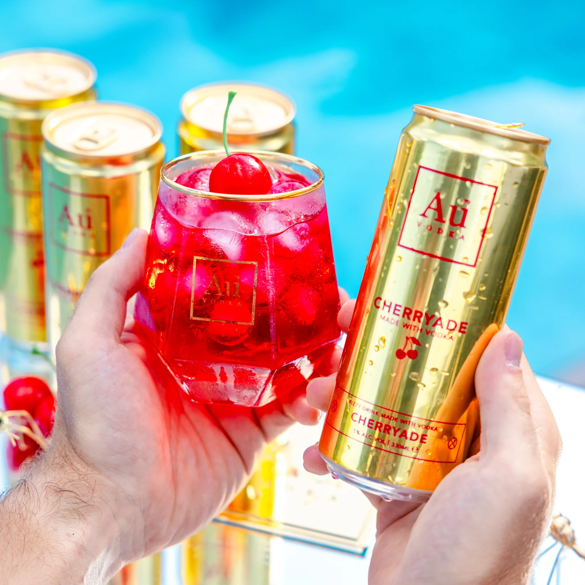 Au Vodka VIP Cherryade Pre-Mixed Cans - 12 Pack - Image 4