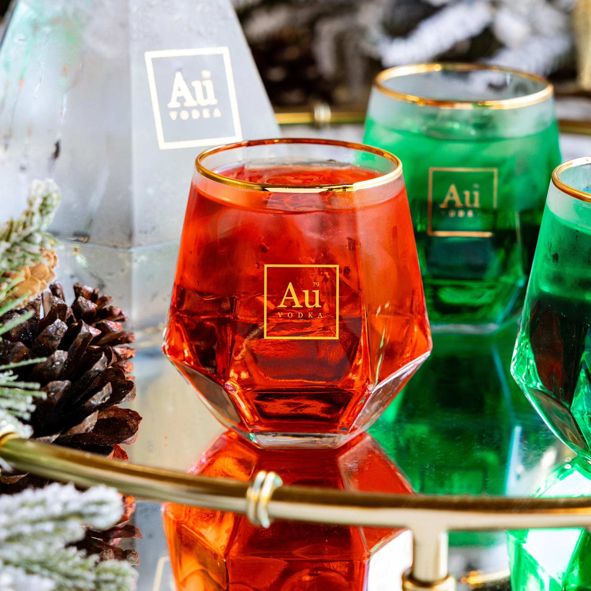 Au Diamond Cut Glass - Image 12