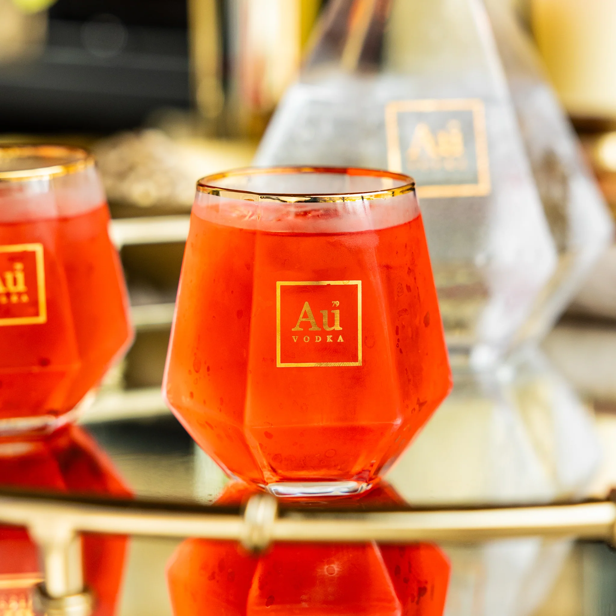 Au Diamond Cut Glass - Image 4