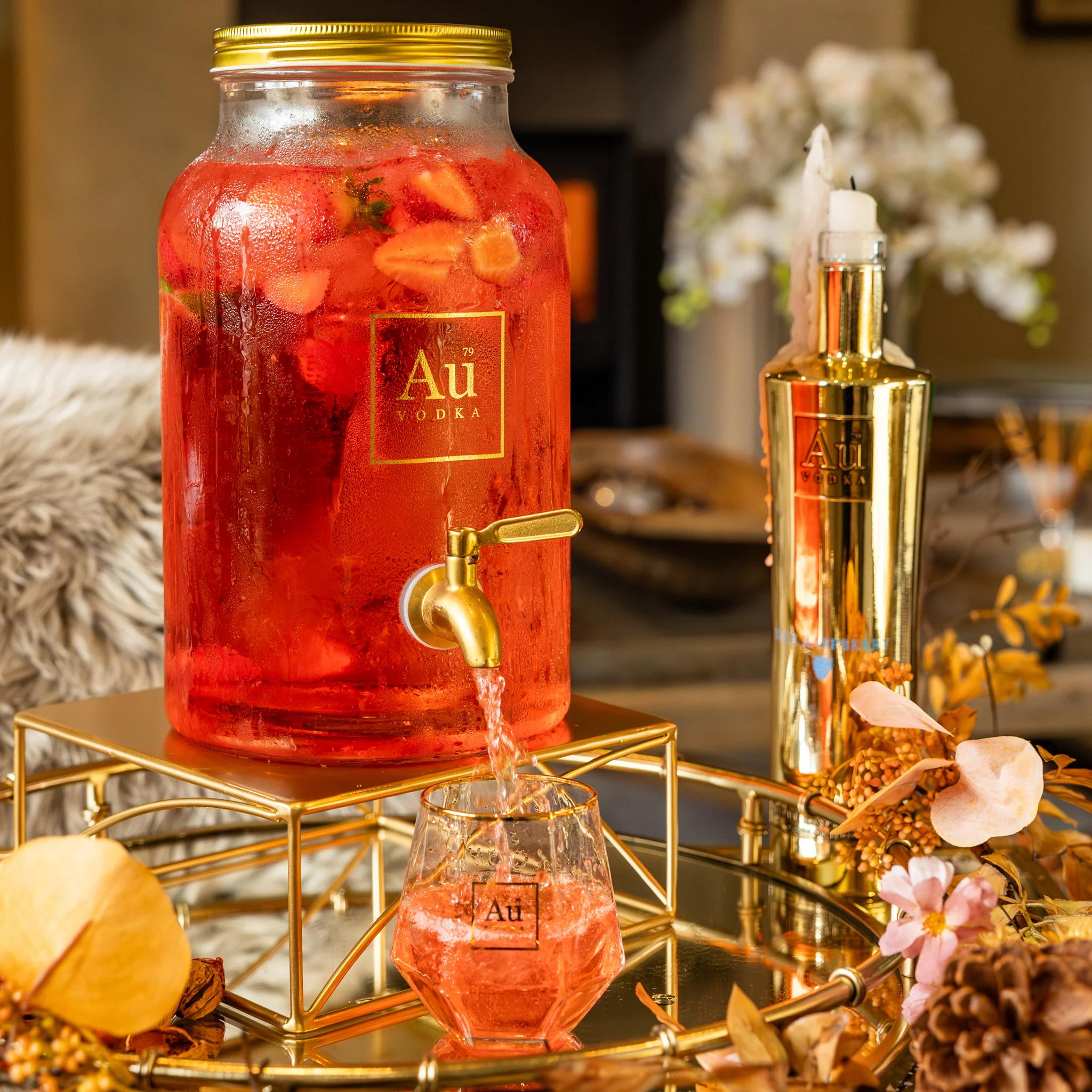Au Glass Cocktail Dispenser - Image 5