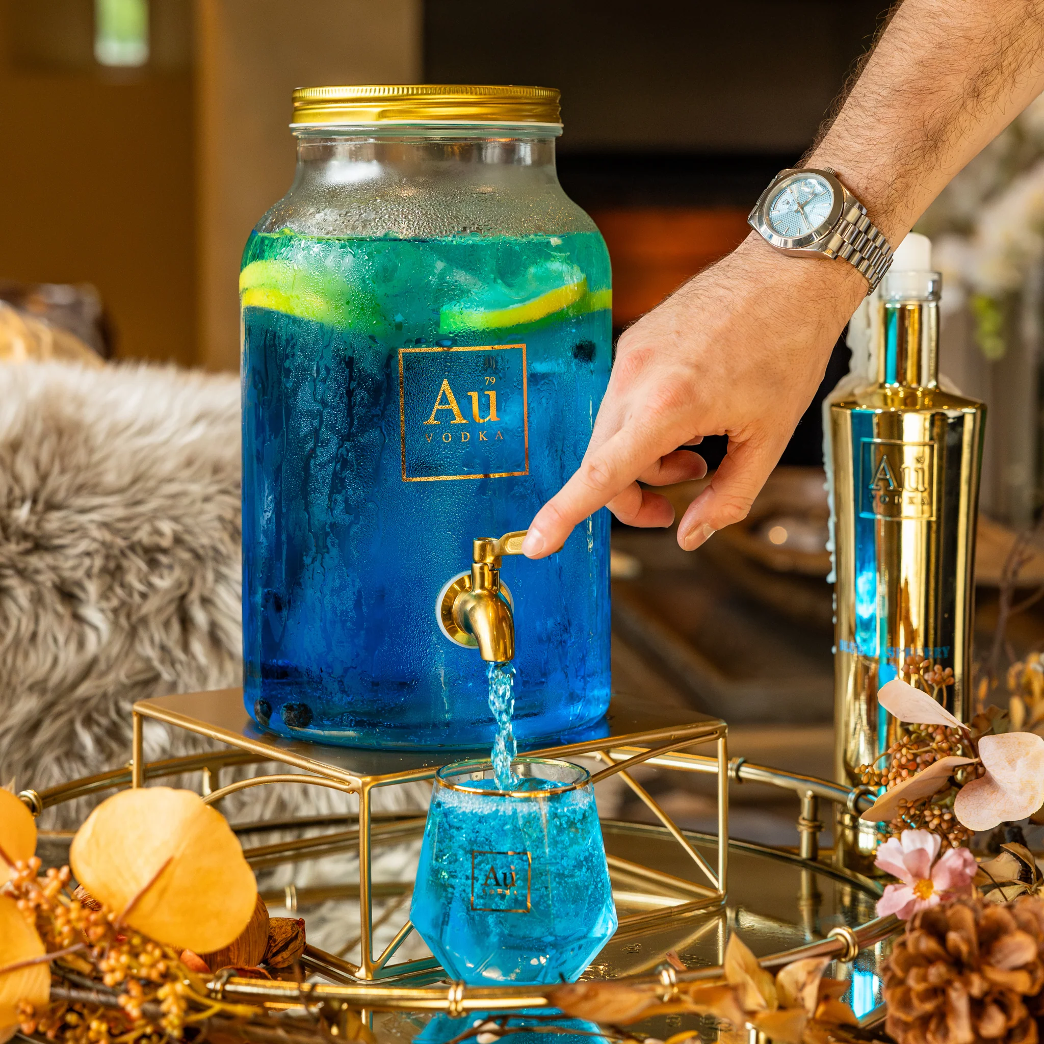 Au Glass Cocktail Dispenser - Image 6
