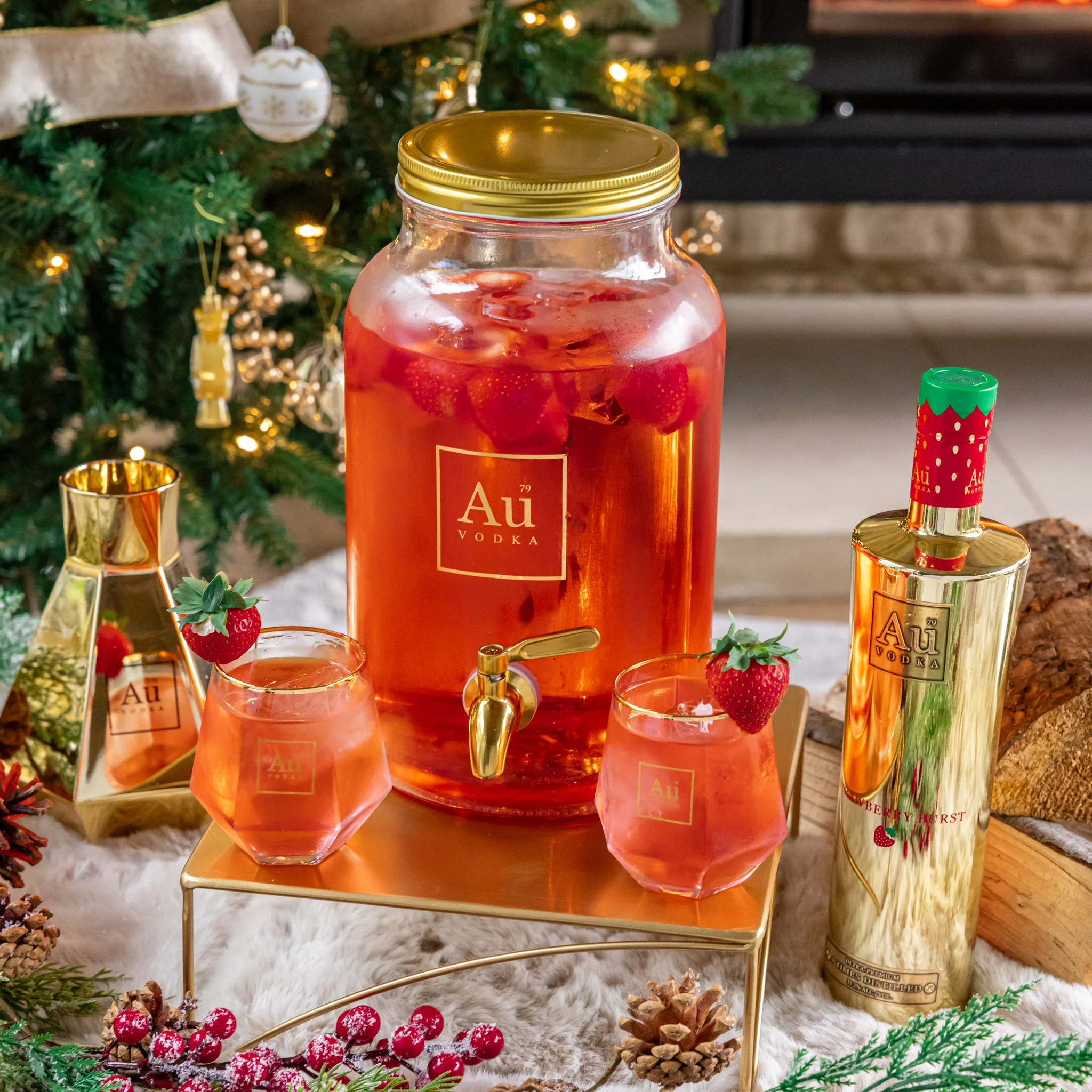 Au Glass Cocktail Dispenser - Image 8
