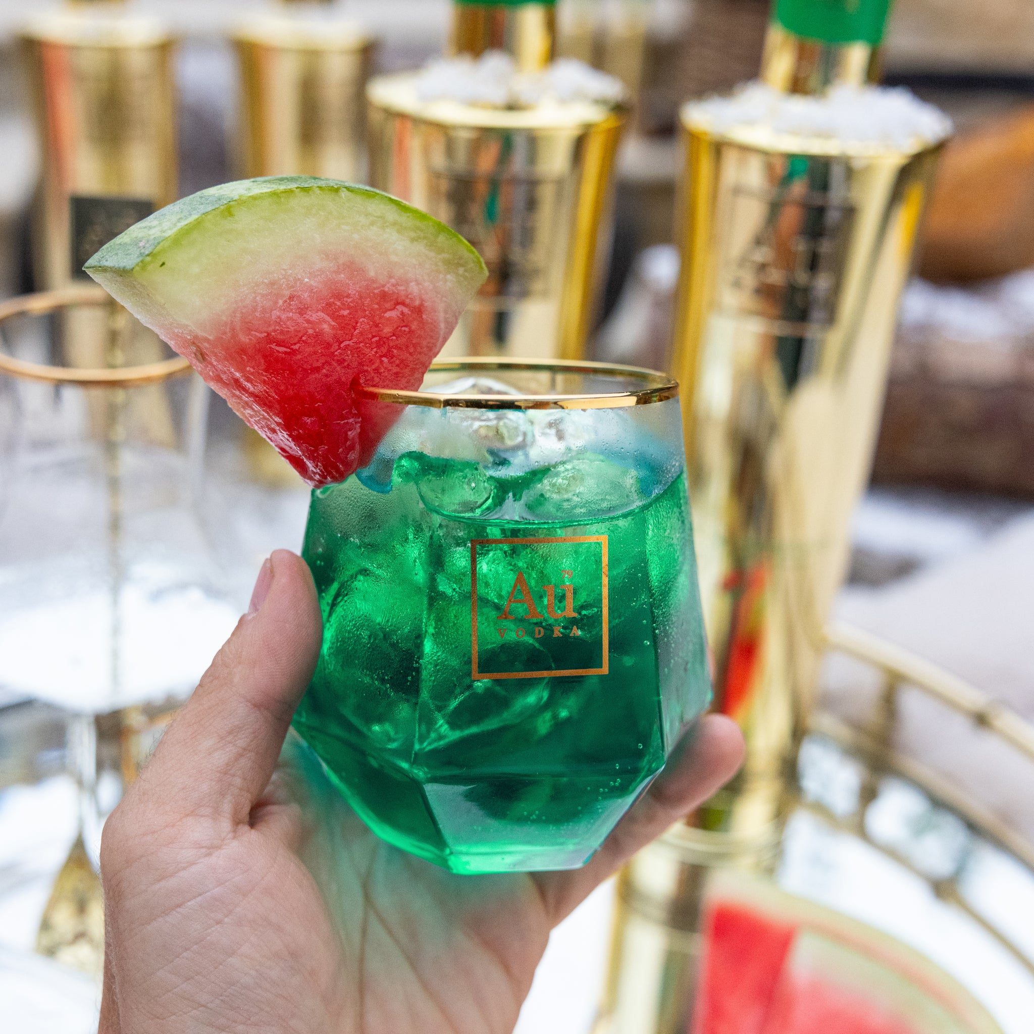 Au Vodka Green Watermelon 70cl - Image 6
