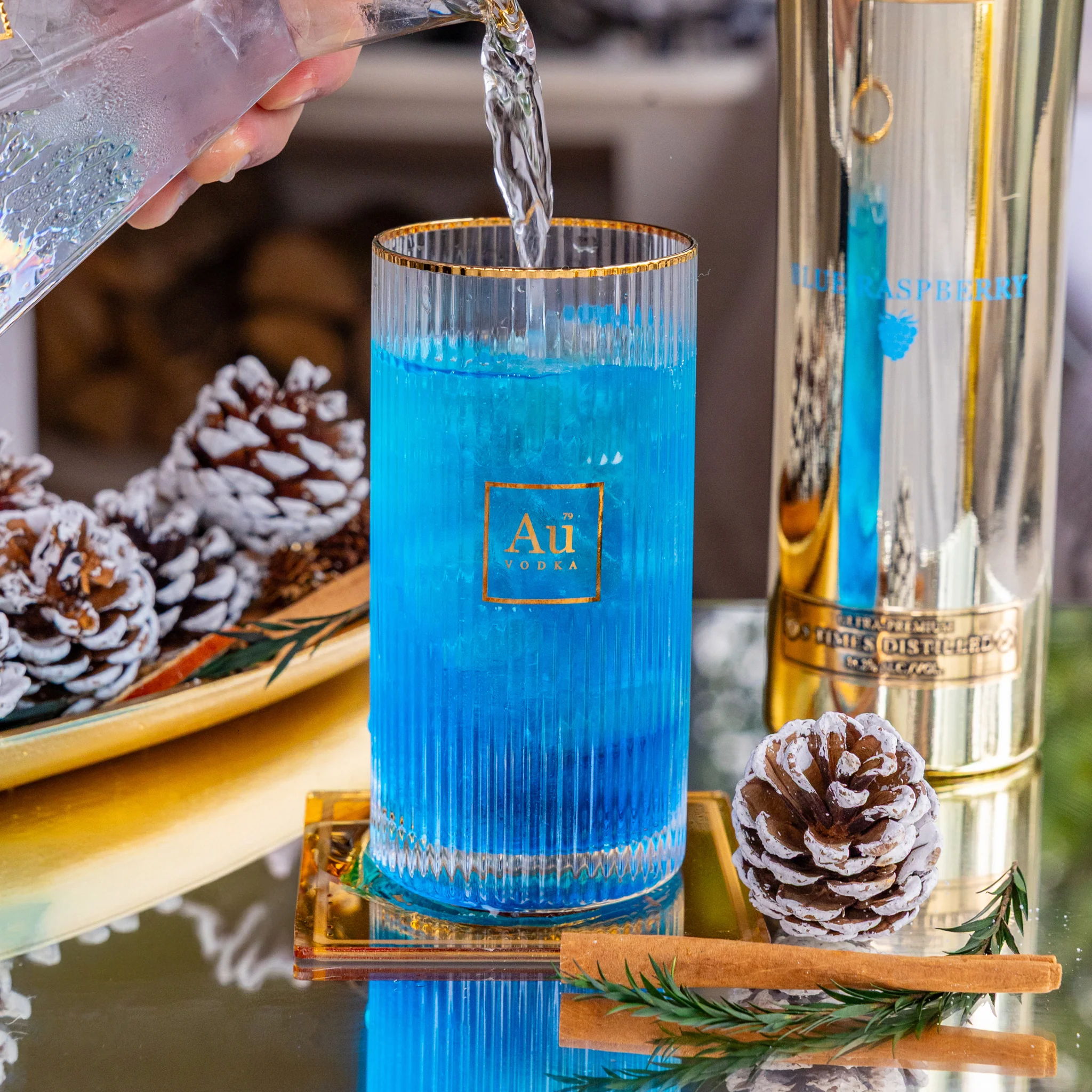 Au Vodka Hi Ball Glass - Image 3