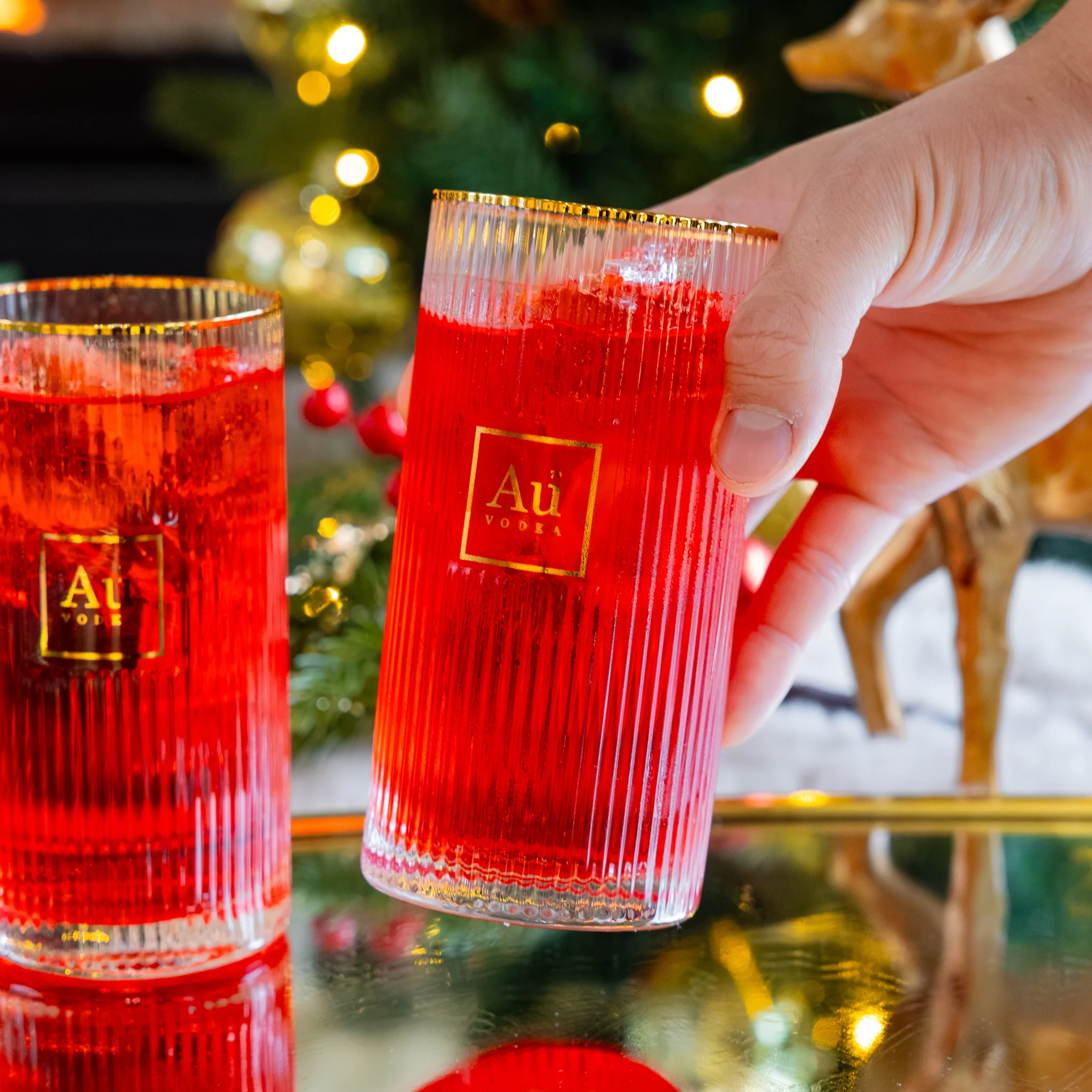 Au Vodka Hi Ball Glass - Image 4