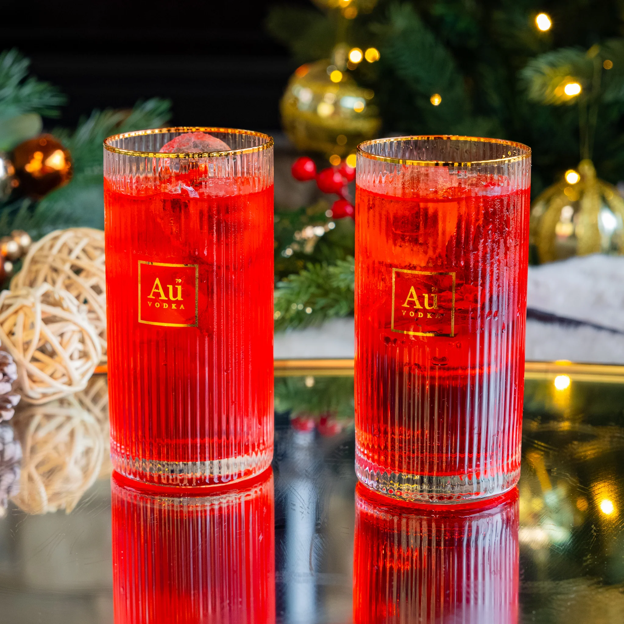 Au Vodka Hi Ball Glass - Image 5