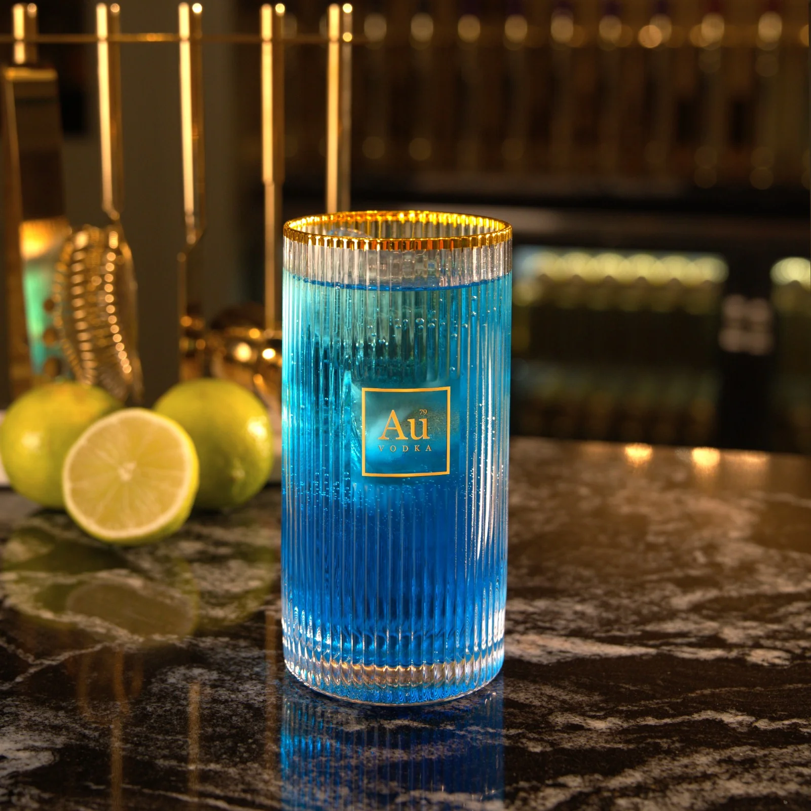 Au Vodka Hi Ball Glass - Image 8