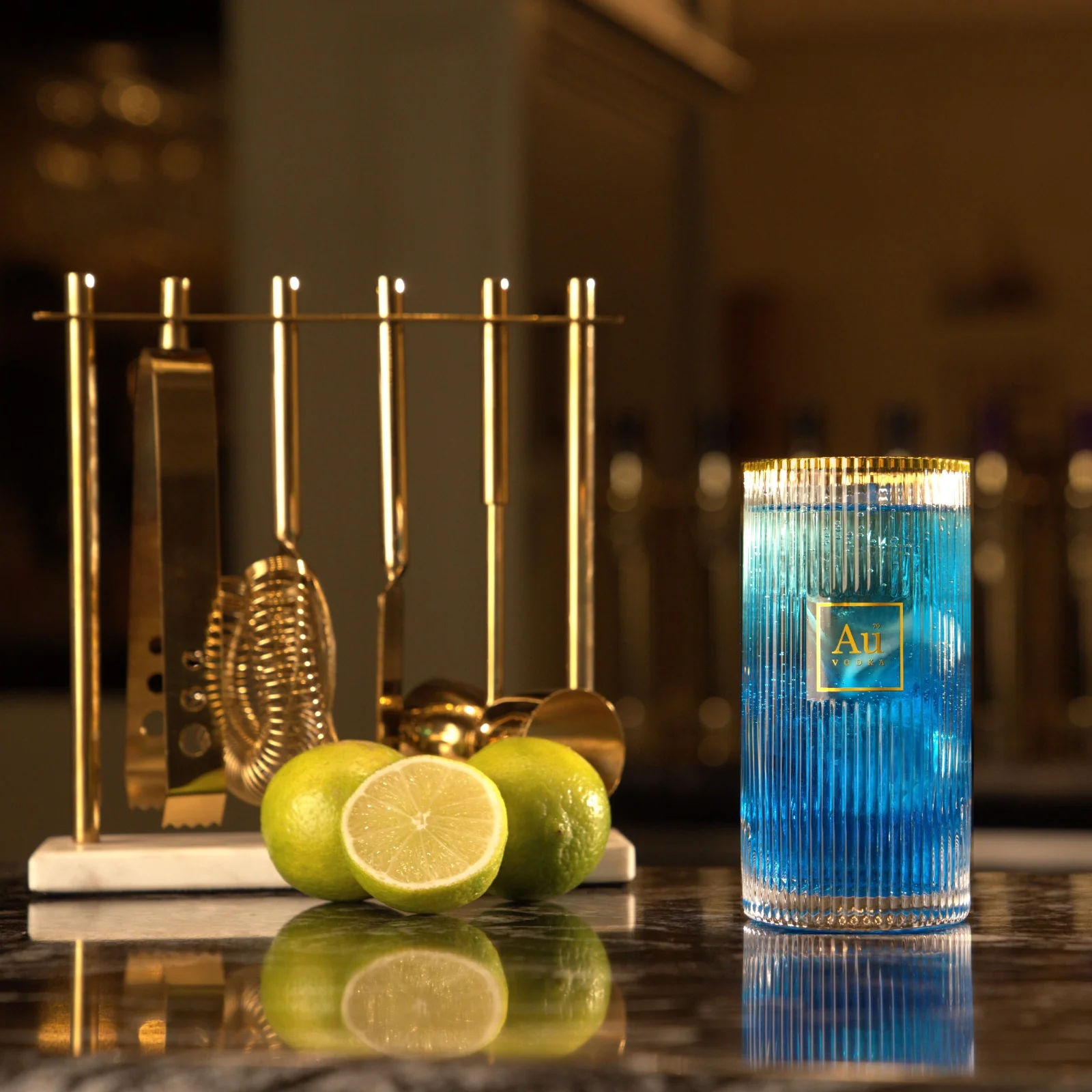 Au Vodka Hi Ball Glass - Image 9