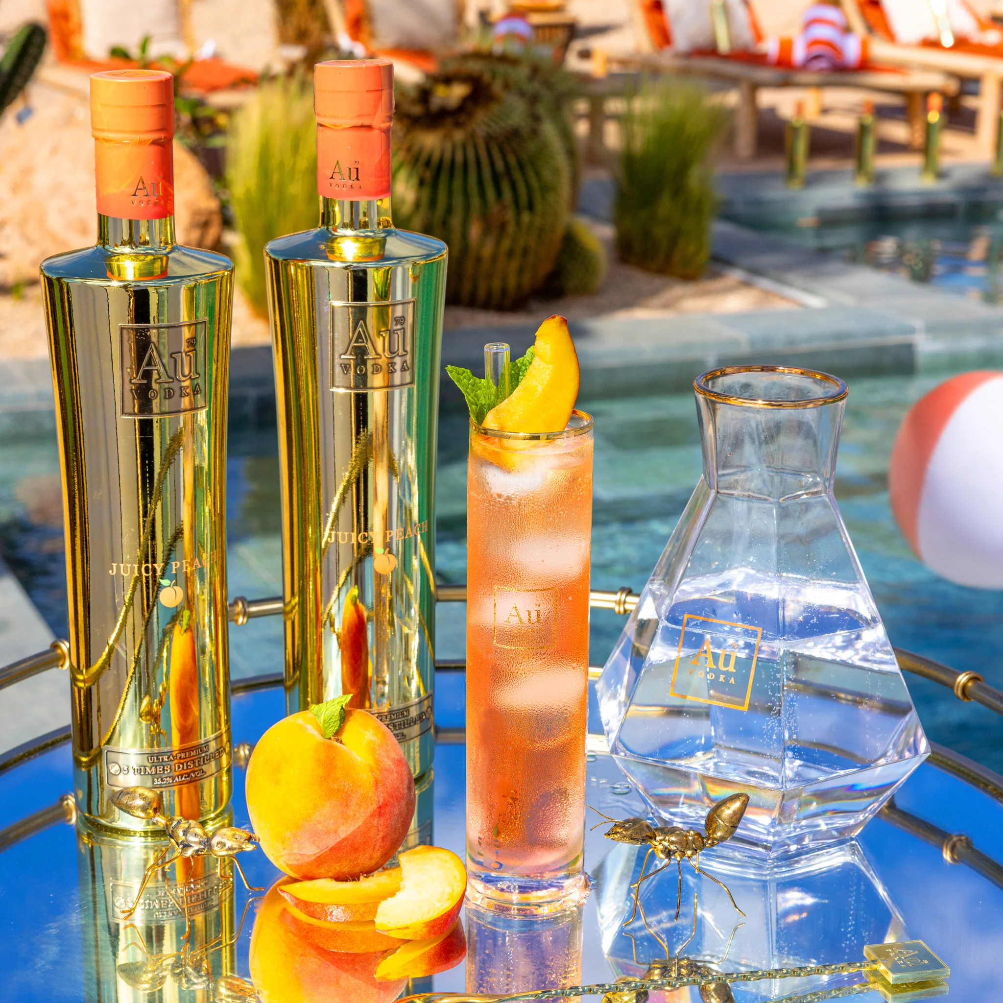Au Vodka Juicy Peach 70cl - Image 5