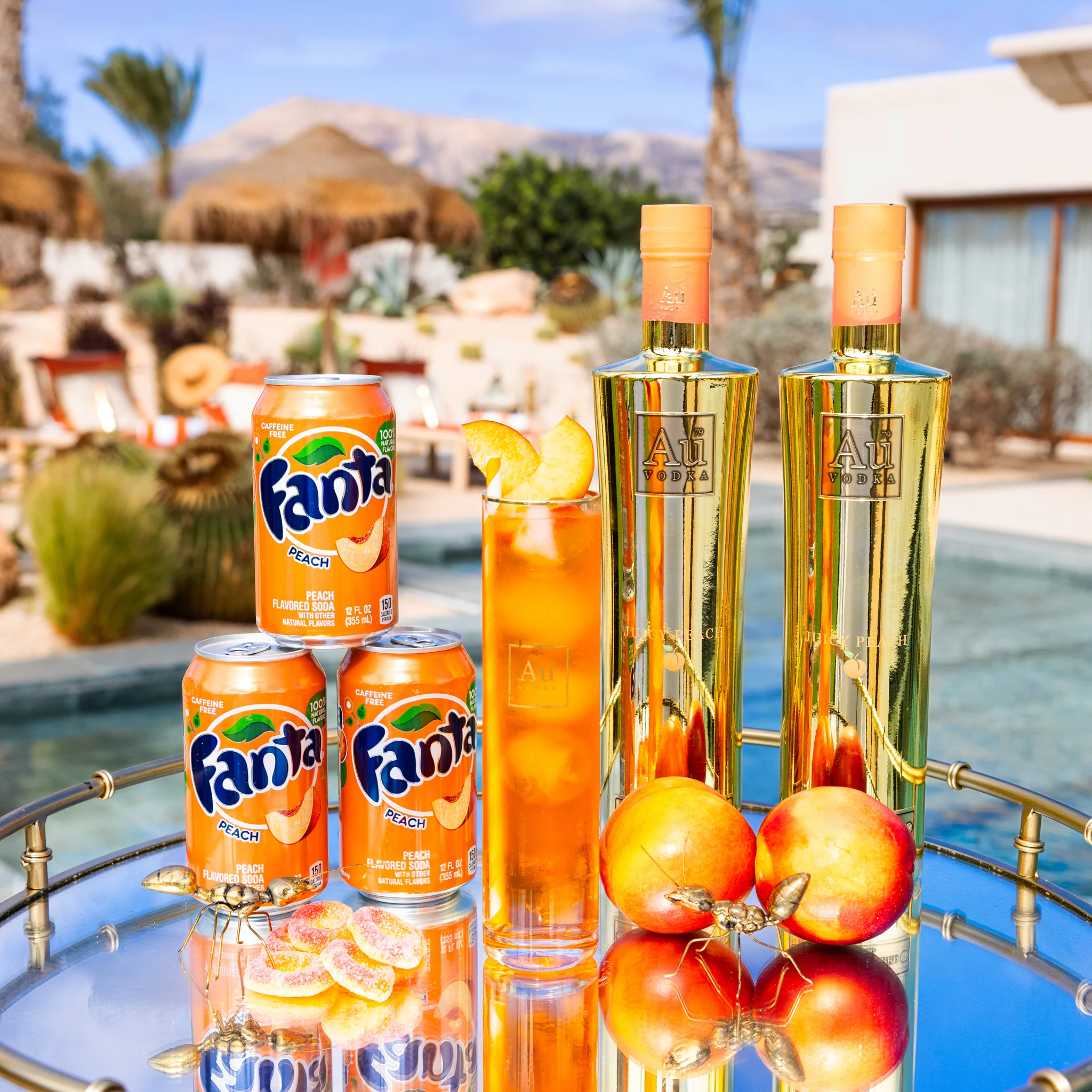 Au Vodka Juicy Peach 70cl - Image 7