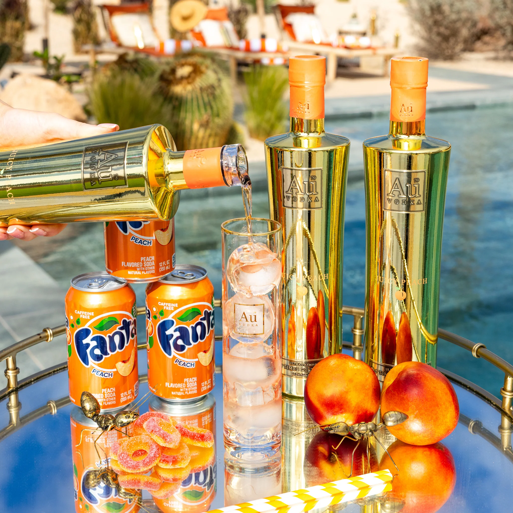 Au Vodka Juicy Peach 70cl - Image 8