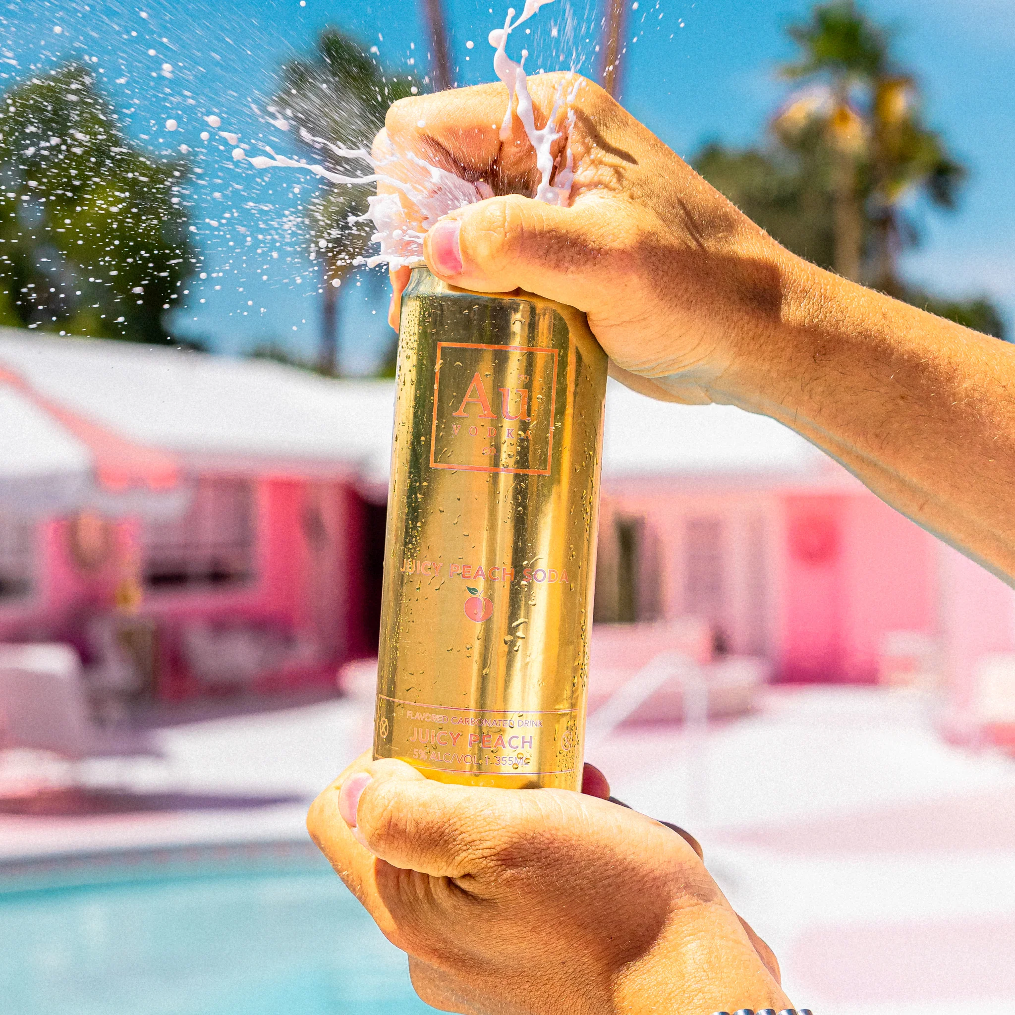 Au Vodka Juicy Peach Pre-Mixed Cans - 12 Pack - Image 6