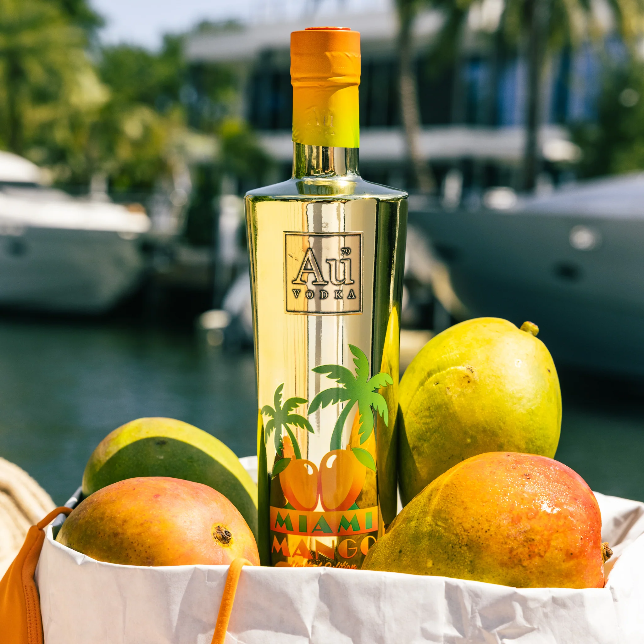 Au Vodka Miami Mango 70cl - Image 8