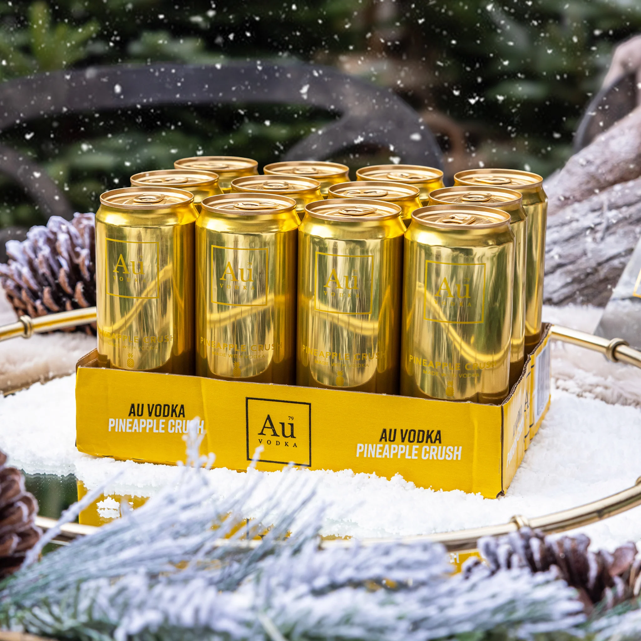 Au Vodka Pineapple Crush Pre-Mixed Cans - 12 Pack - Image 10