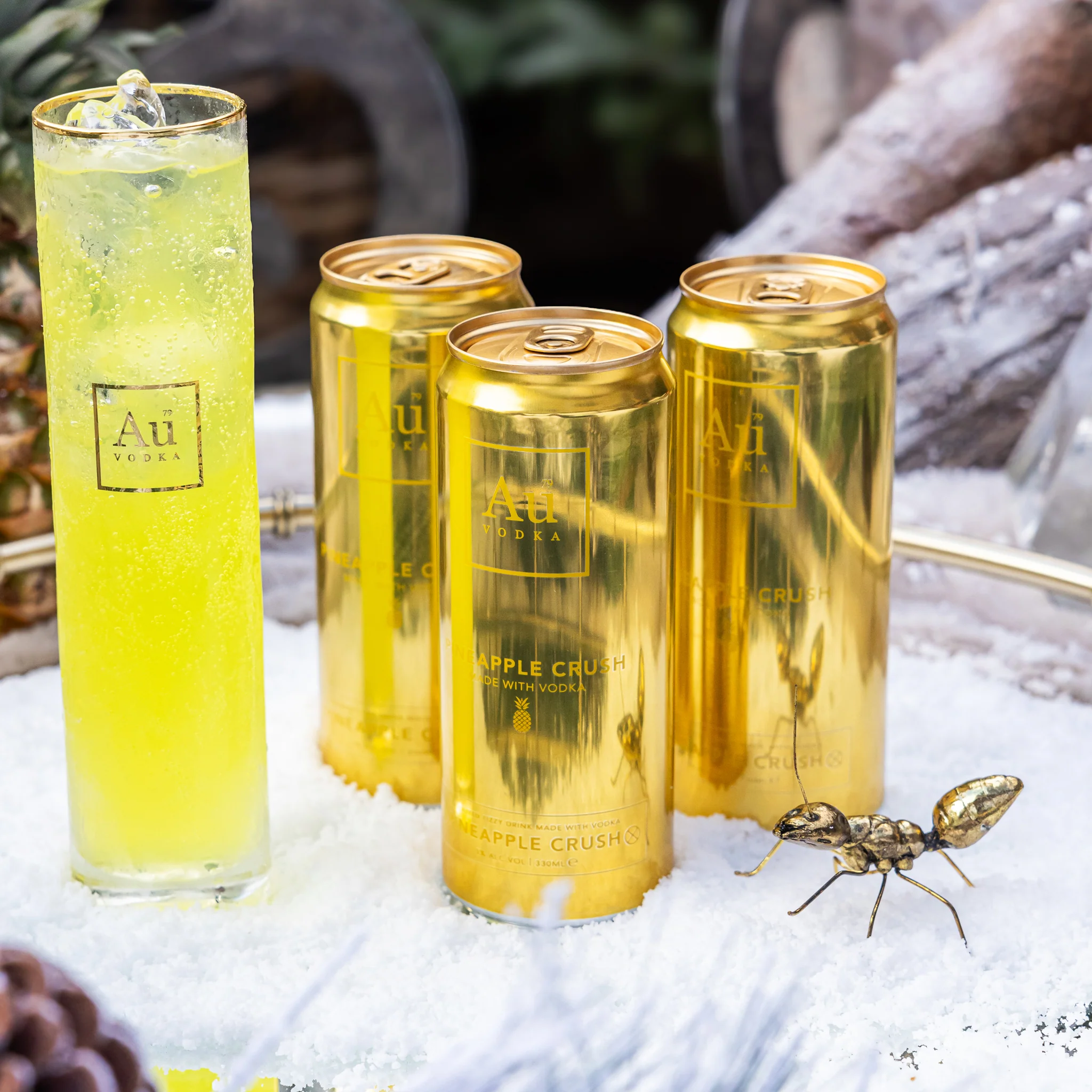 Au Vodka Pineapple Crush Pre-Mixed Cans - 12 Pack - Image 7