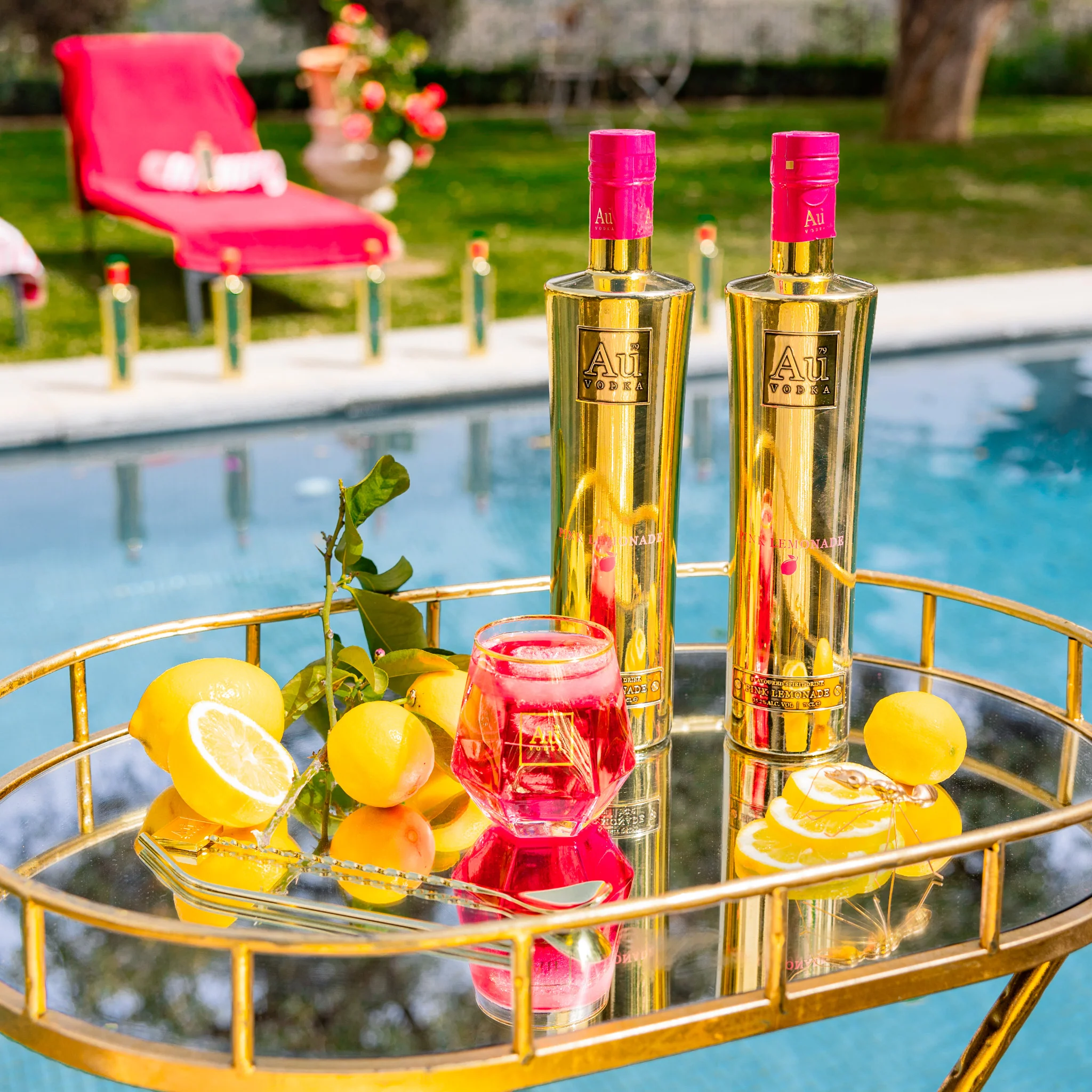 Au Vodka Pink Lemonade 70cl - Image 5