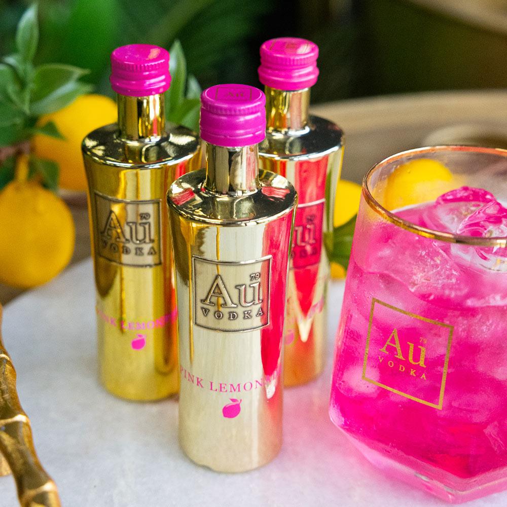 Au Vodka Pink Lemonade Miniature - Image 3