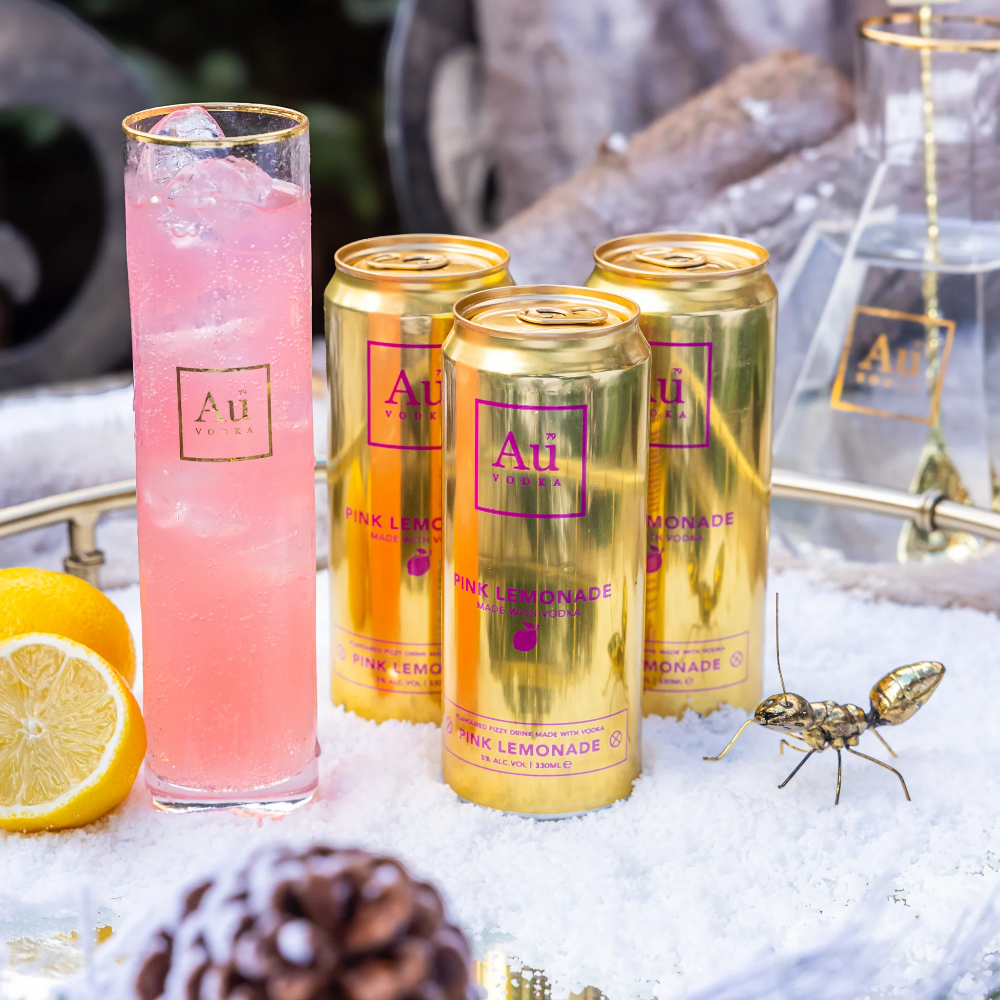 Au Vodka Pink Lemonade Pre-Mixed Cans - 12 Pack - Image 10