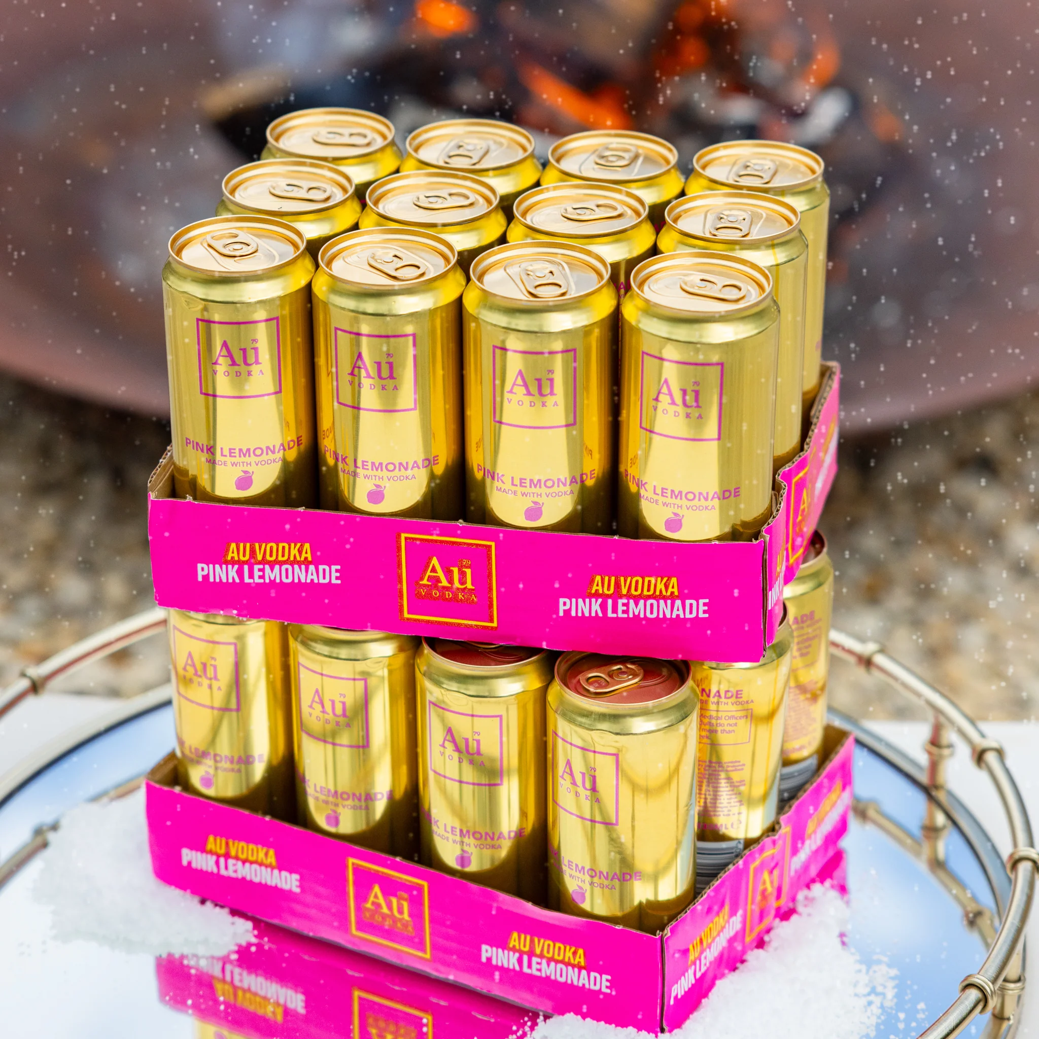 Au Vodka Pink Lemonade Pre-Mixed Cans - 12 Pack - Image 15