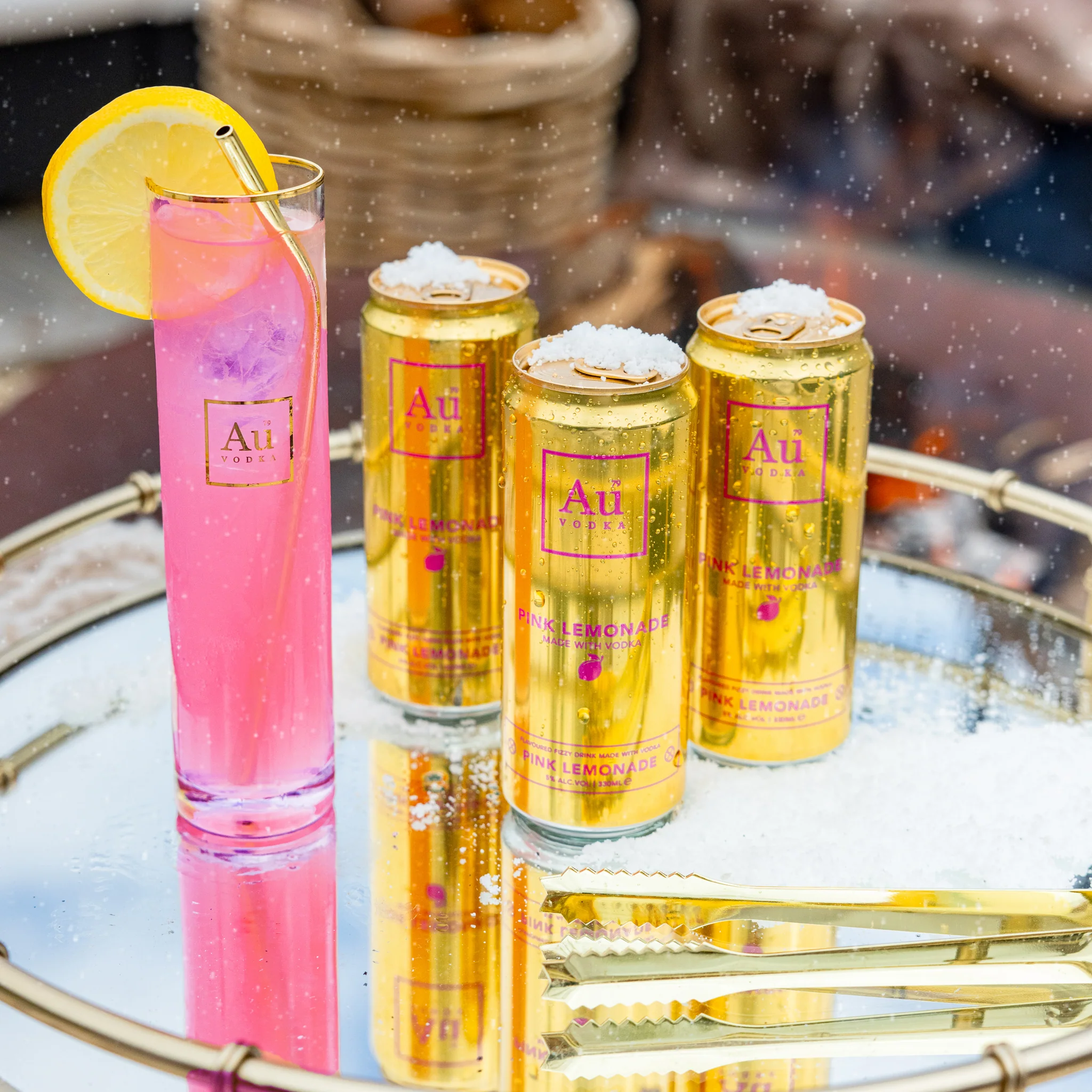 Au Vodka Pink Lemonade Pre-Mixed Cans - 12 Pack - Image 8