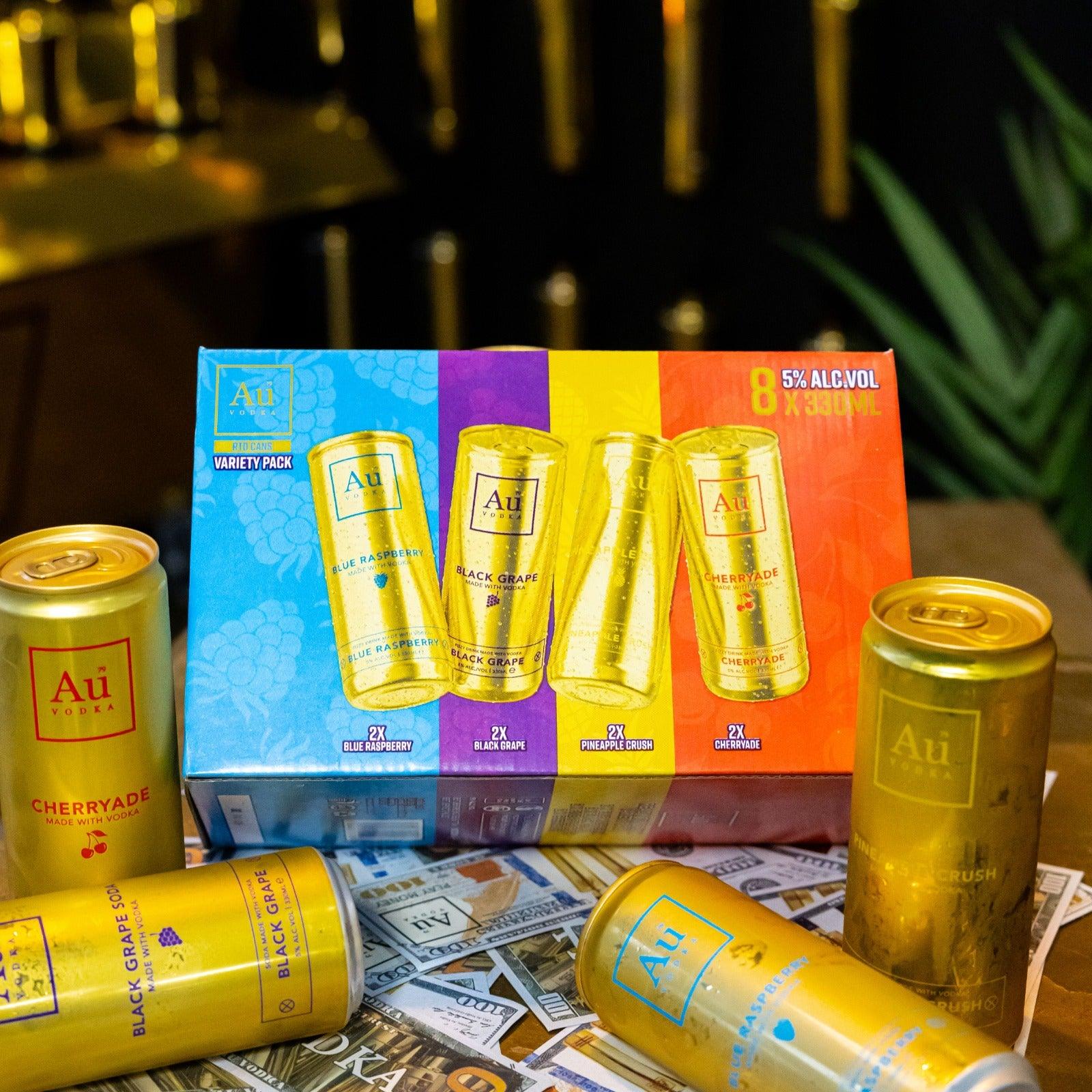 Au Vodka Pre-Mixed Cans Multi-Pack - Mixed 8 Pack - Image 6