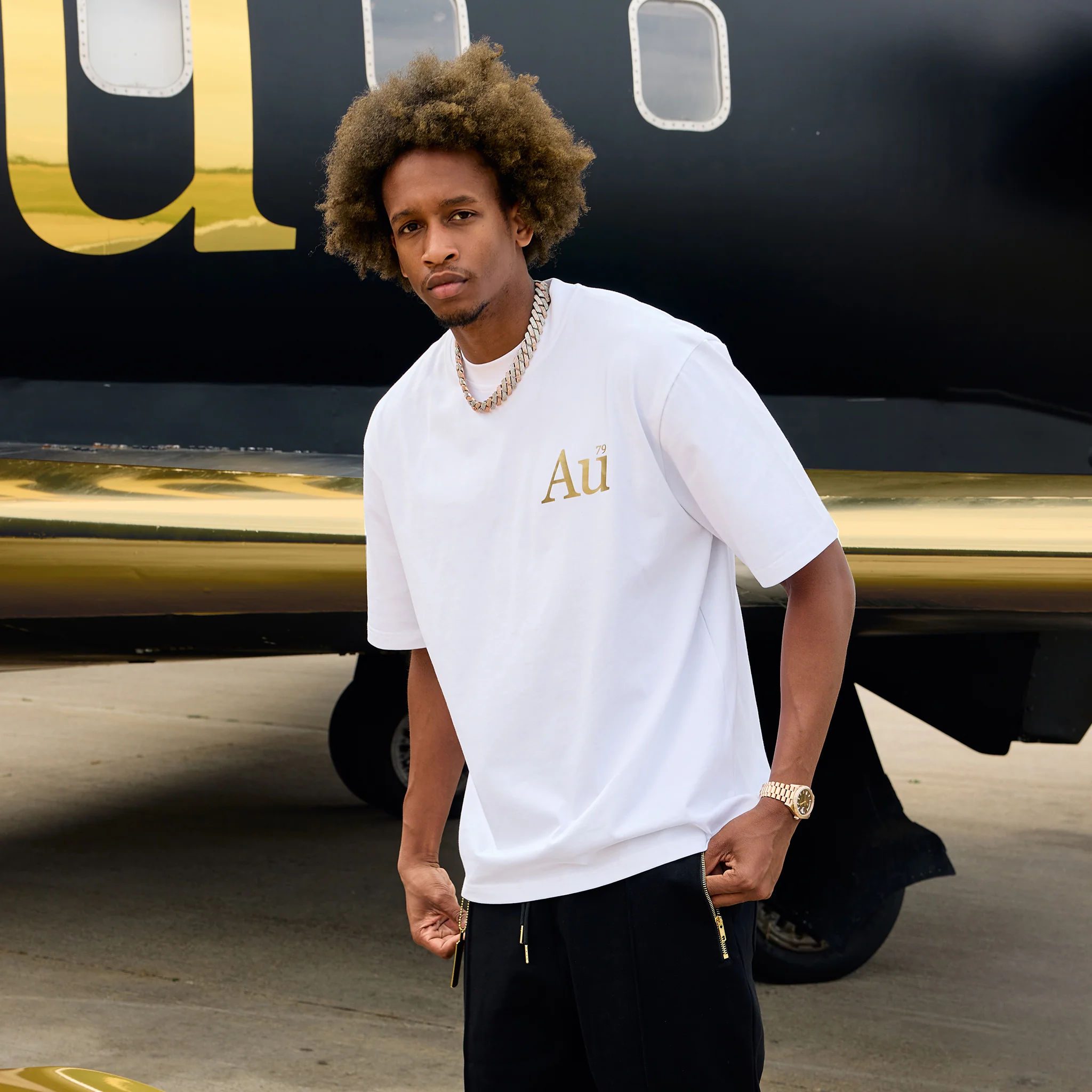 Au Vodka Signature T-Shirt - White - Image 5