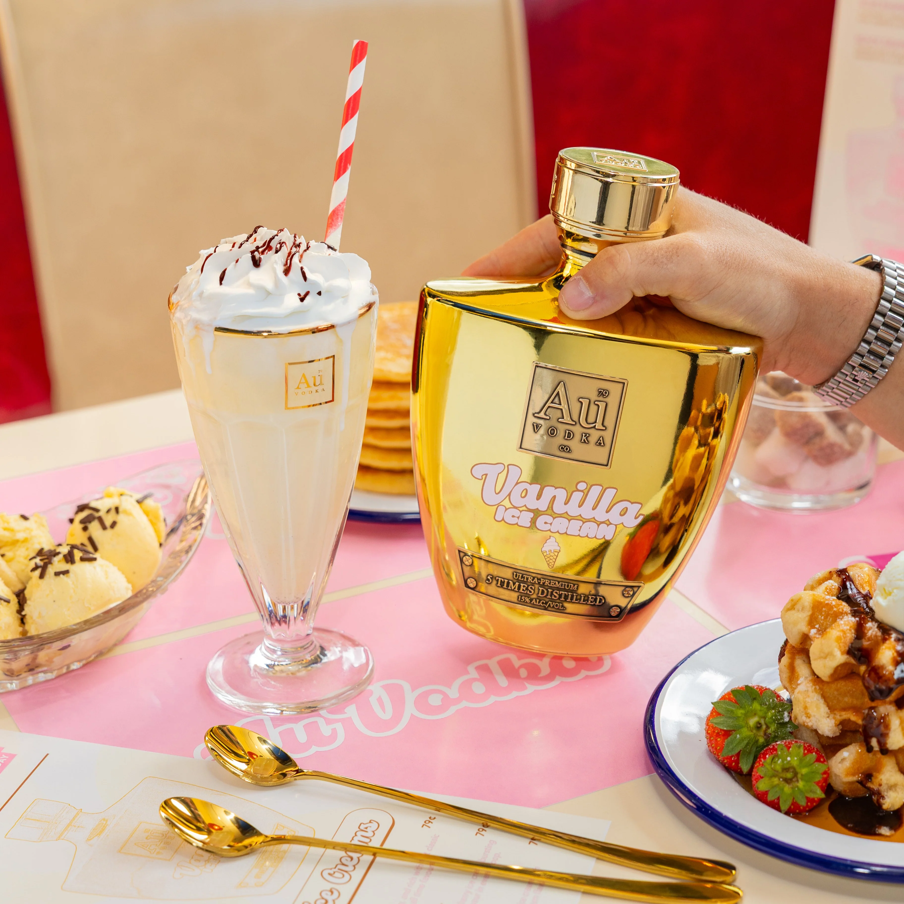 Au Vodka Vanilla Ice Cream 70cl - Image 4