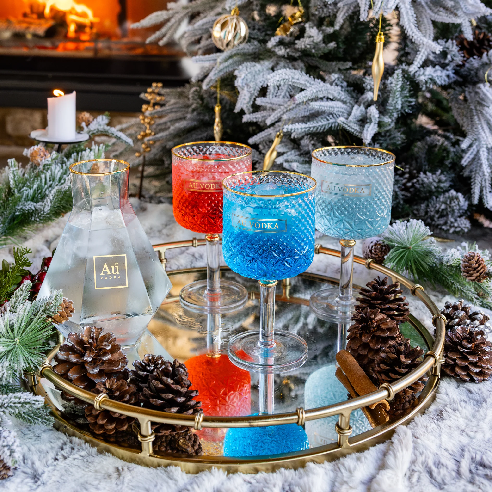 Au Crystal Cocktail Glass - Image 11